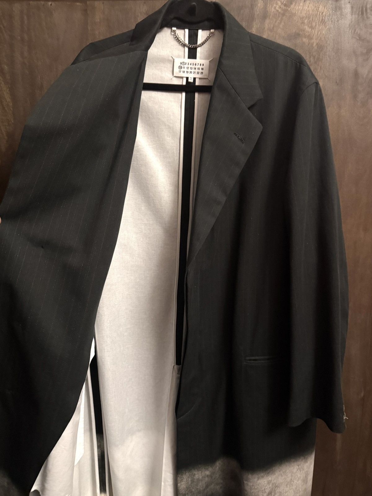 Maison Margiela margiela men runway 2024 printed tailored coat 46 os Size US S / EU 44-46 / 1 - 14 Thumbnail