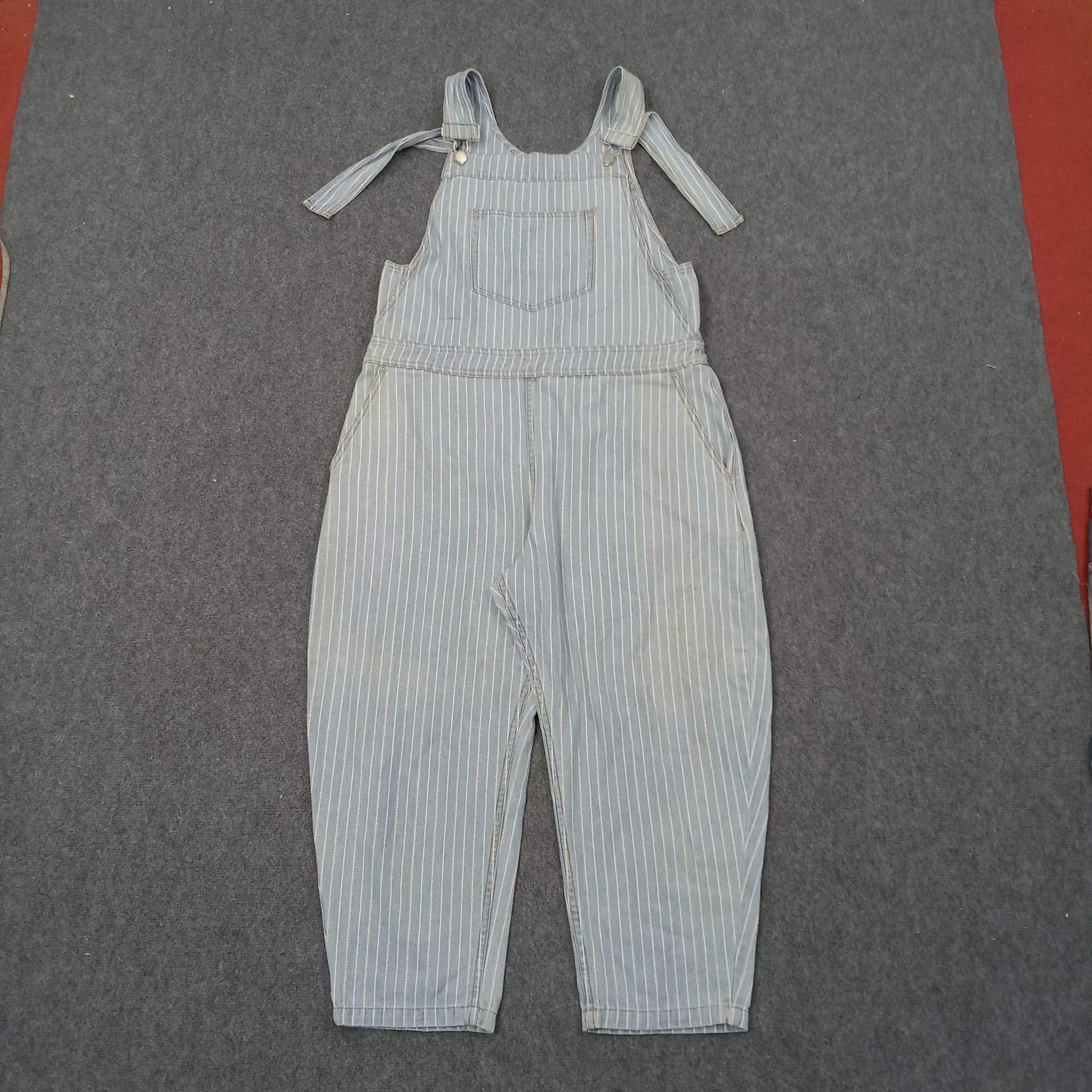 Ne-Net Ne-net by Issey Miyake Designer Overall Pants c235n6 Size US 38 / EU 54 - 1 Thumbnail
