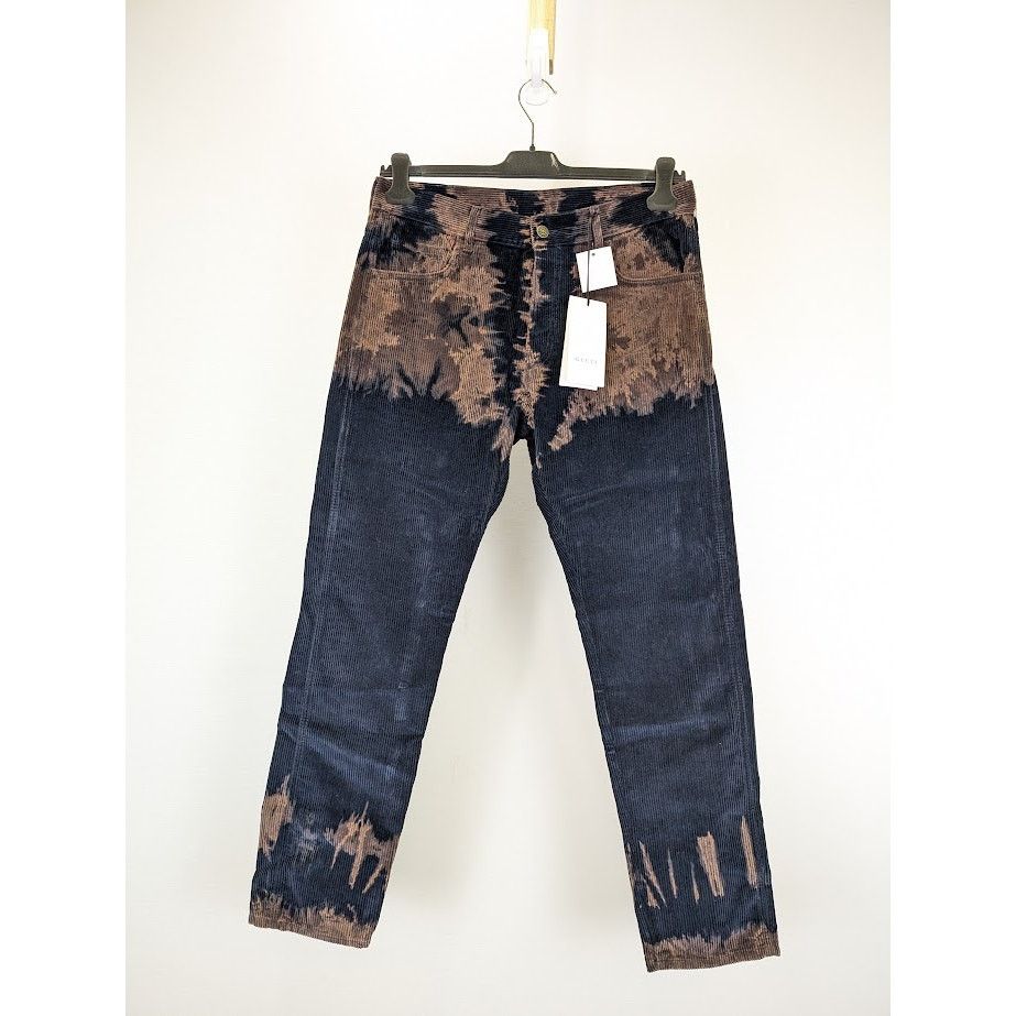 Gucci o1rshd1 Denim Pant in Multicolor Size US 33 - 3 Thumbnail