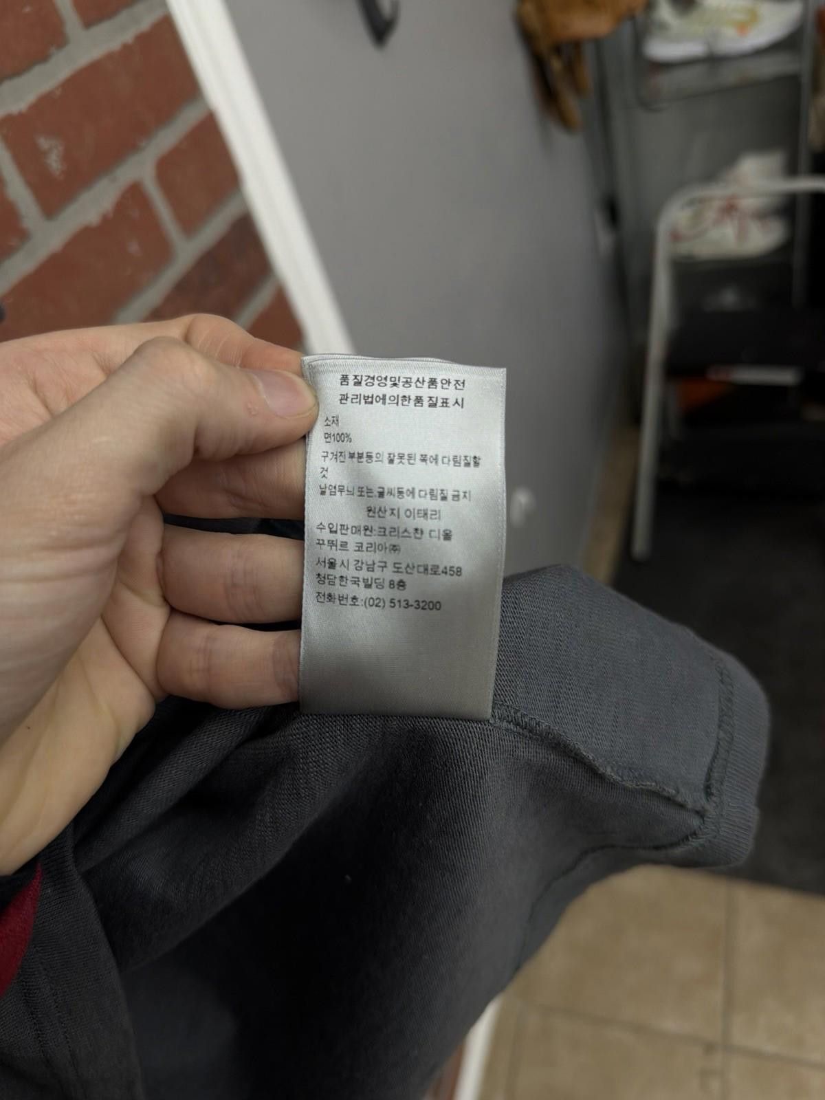 Dior Dior Grey Tee Shirt Men’s Size (XL) $950 Retail Authentic Size US XL / EU 56 / 4 - 12 Thumbnail