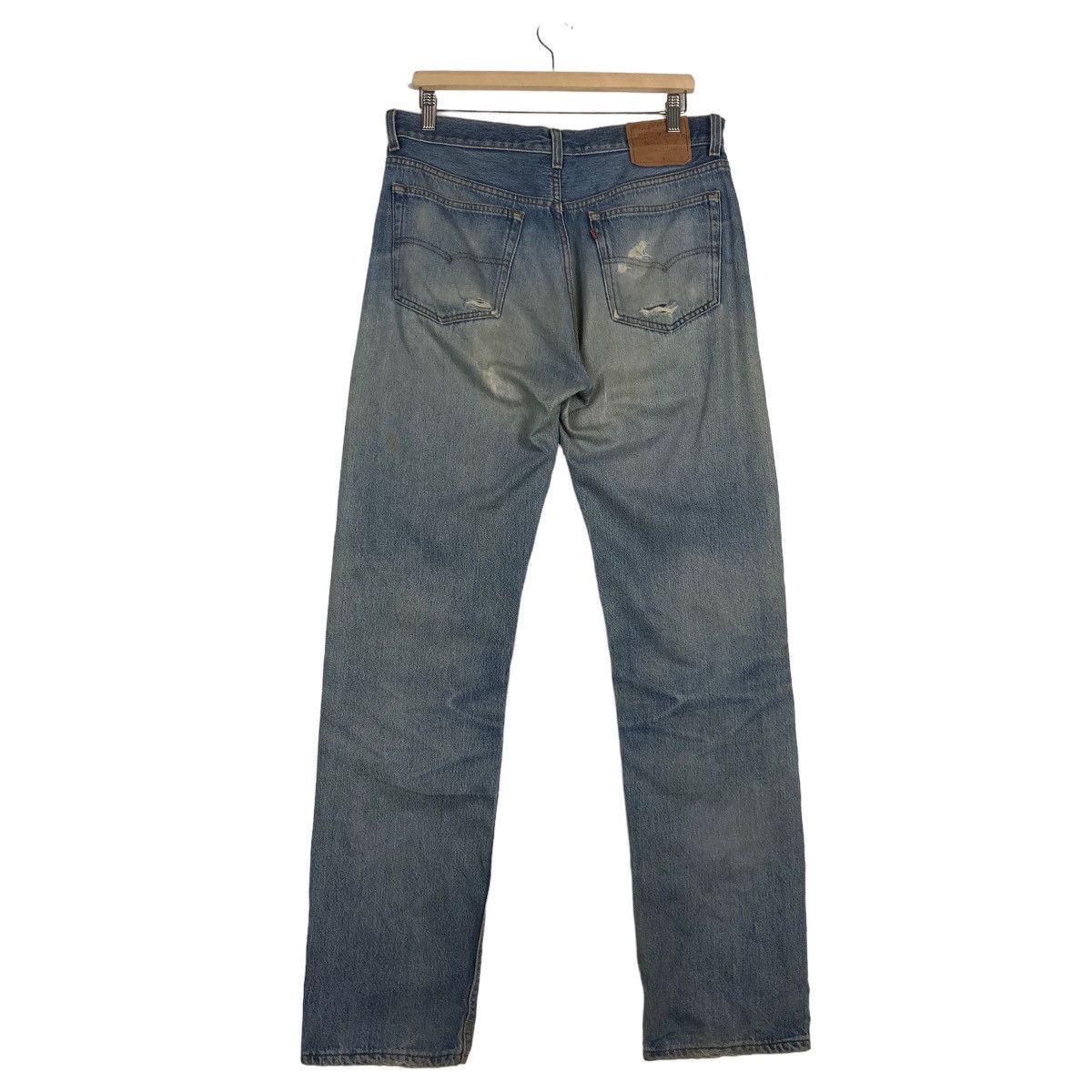 Levi's 🔥90’s Vintage Distressed Jeans Levi’s Made in USA Size US 34 / EU 50 - 8 Thumbnail