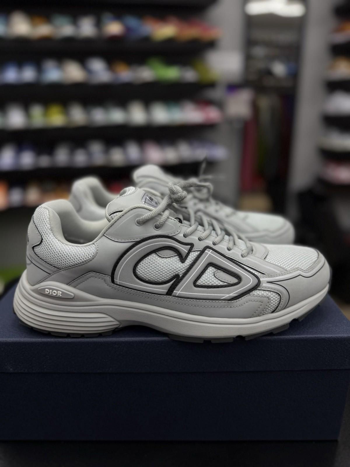 Dior Size 46EU / 13US - Dior B30 Grey Sneakers Retail $1200 Size US 13 / EU 46 - 1 Thumbnail