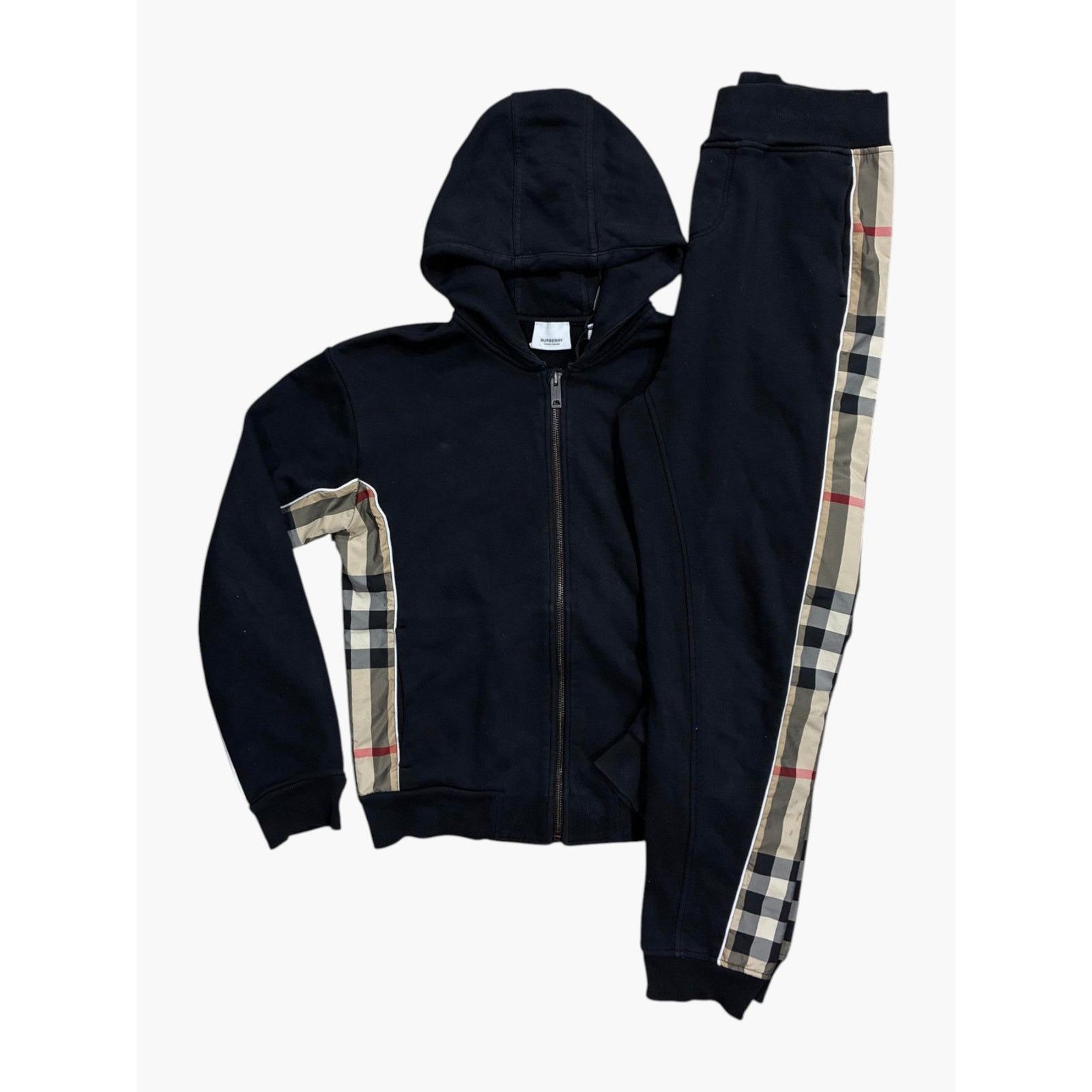 Burberry Burberry Monogram Black Stripe Sweatsuit Size XL / US 12-14 / IT 48-50 - 1 Thumbnail