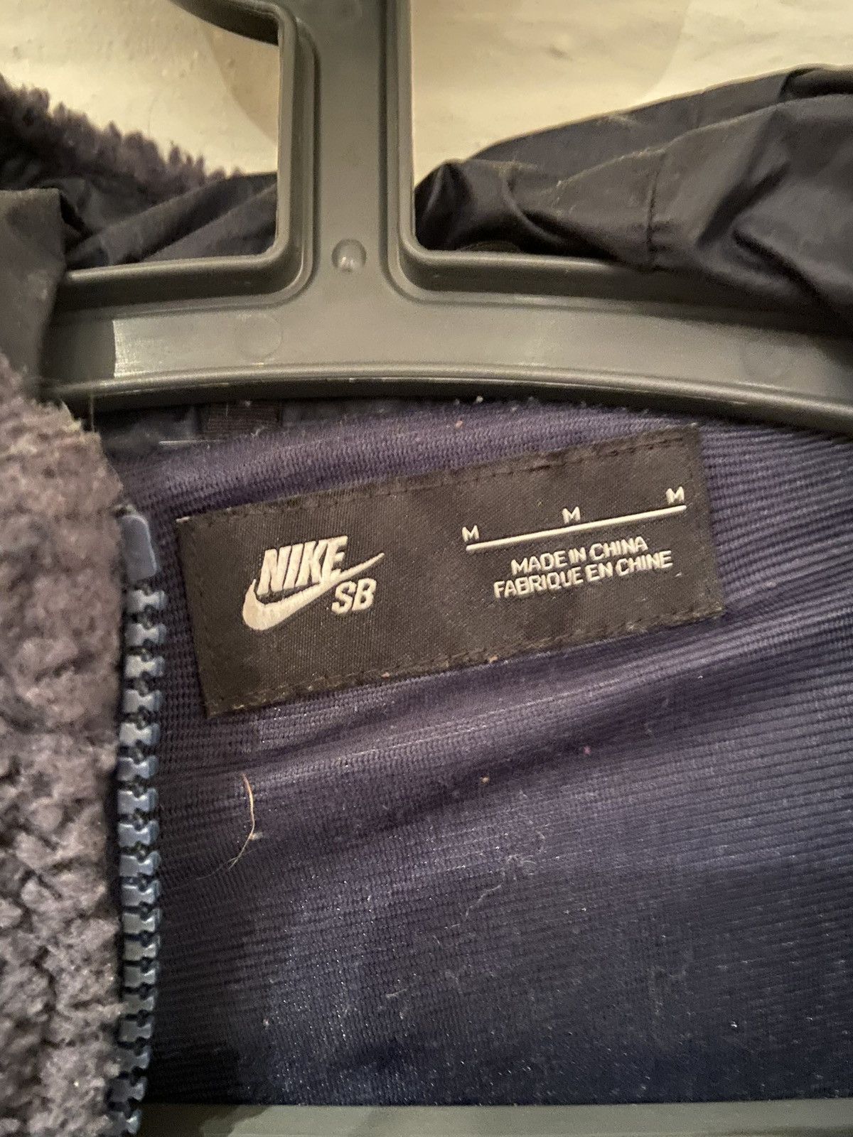 Nike Nike Sportswear Everett Sherpa Jacket Blue Medium M Size US M / EU 48-50 / 2 - 3 Thumbnail