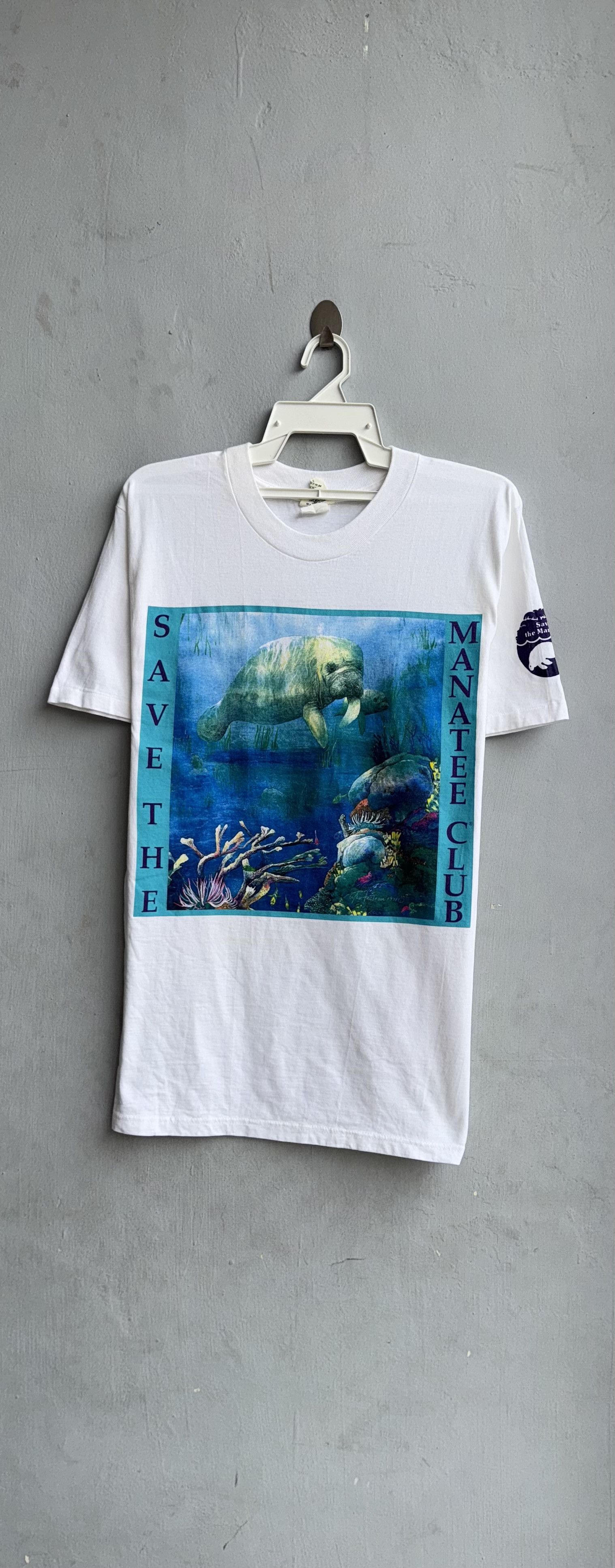 Vintage Save The Manatee Club Vintage T-Shirt Size US M / EU 48-50 / 2 - 1 Thumbnail