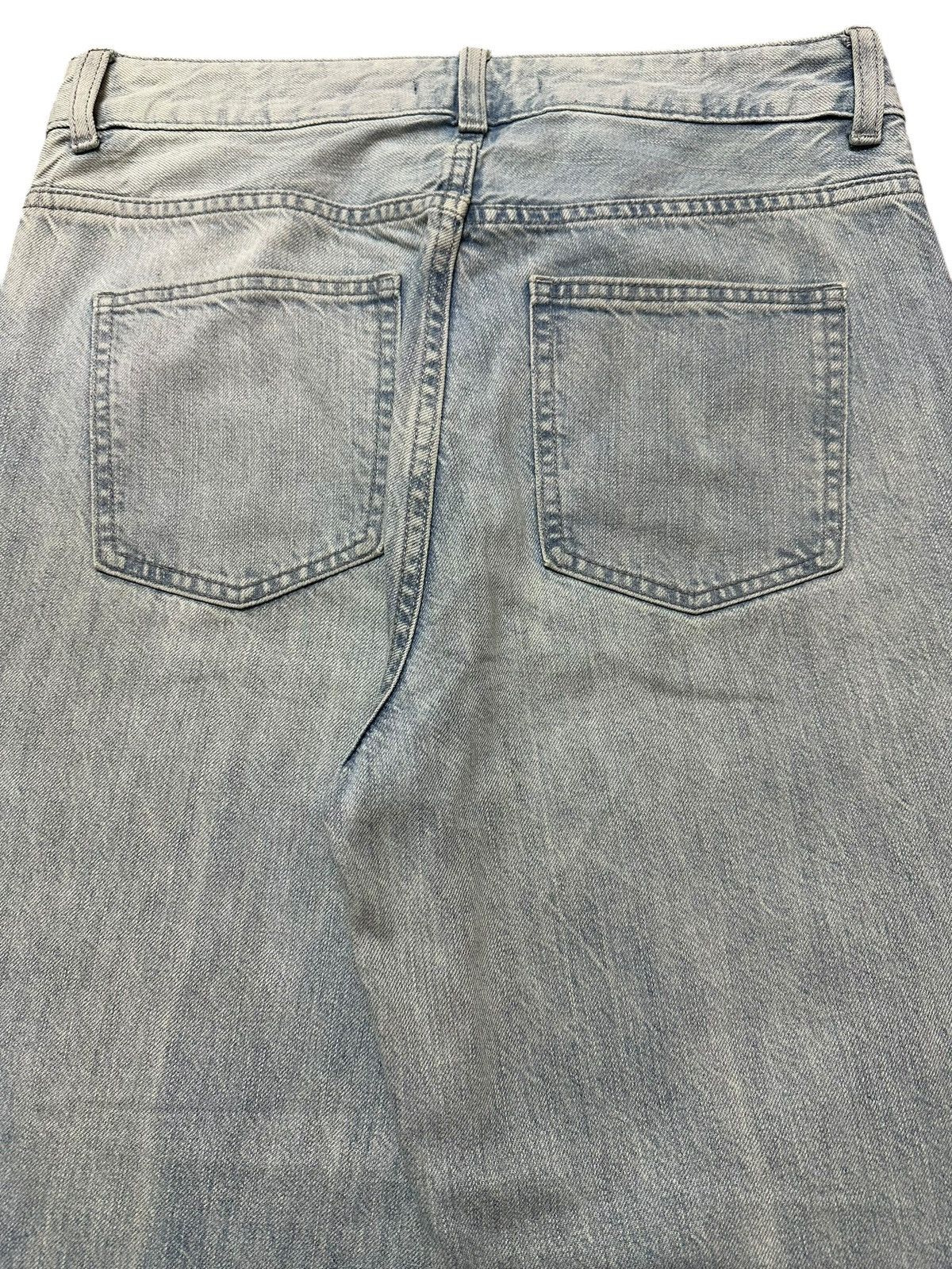 Uniqlo Vintage Japanese Uniqlo Faded Wash Style Wide Leg Baggy Jean Size US 30 / EU 46 - 6 Thumbnail