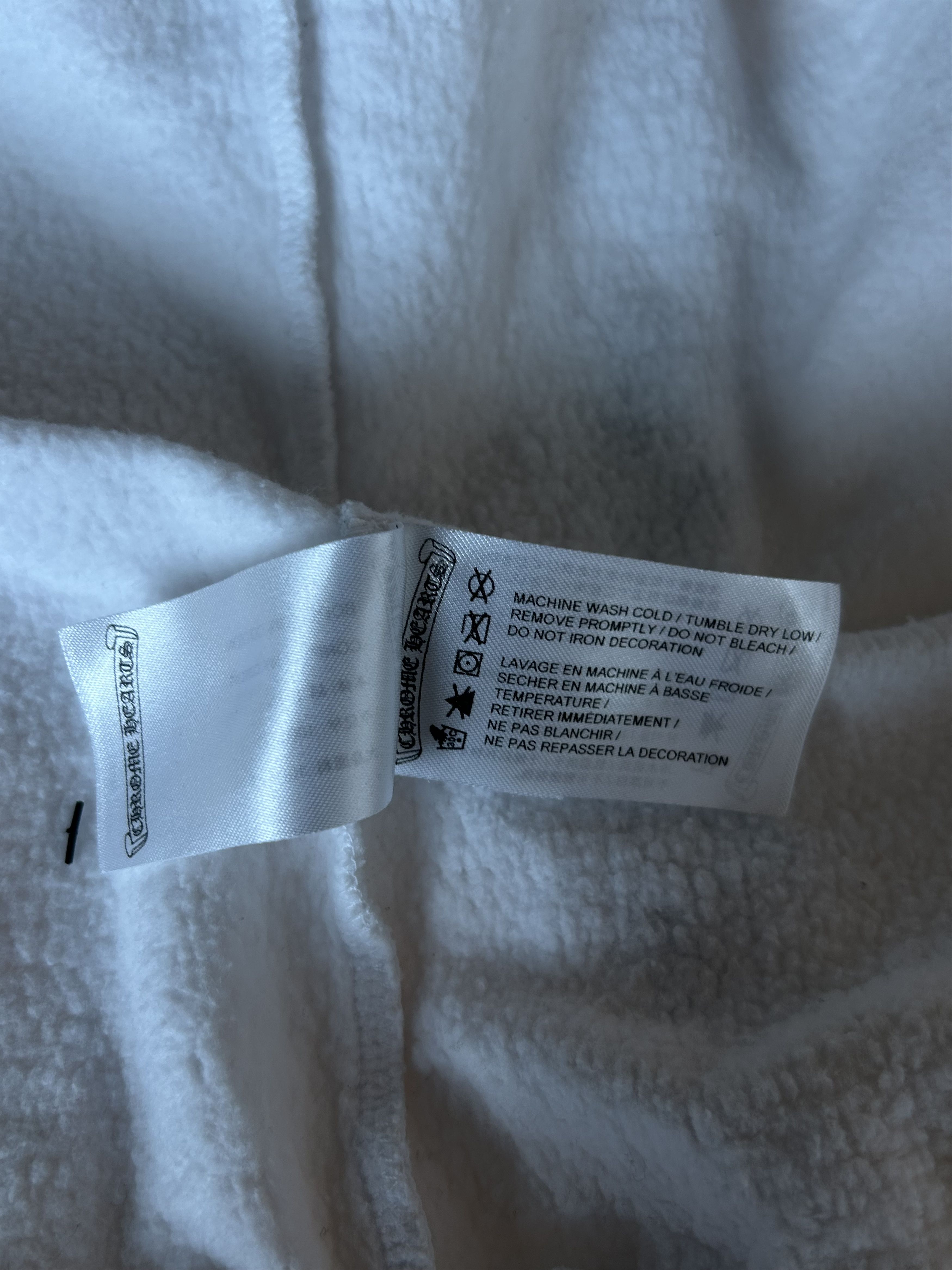 Chrome Hearts Chrome Hearts White & Blue Script Logo Zip Up Hoodie Size US L / EU 52-54 / 3 - 5 Thumbnail