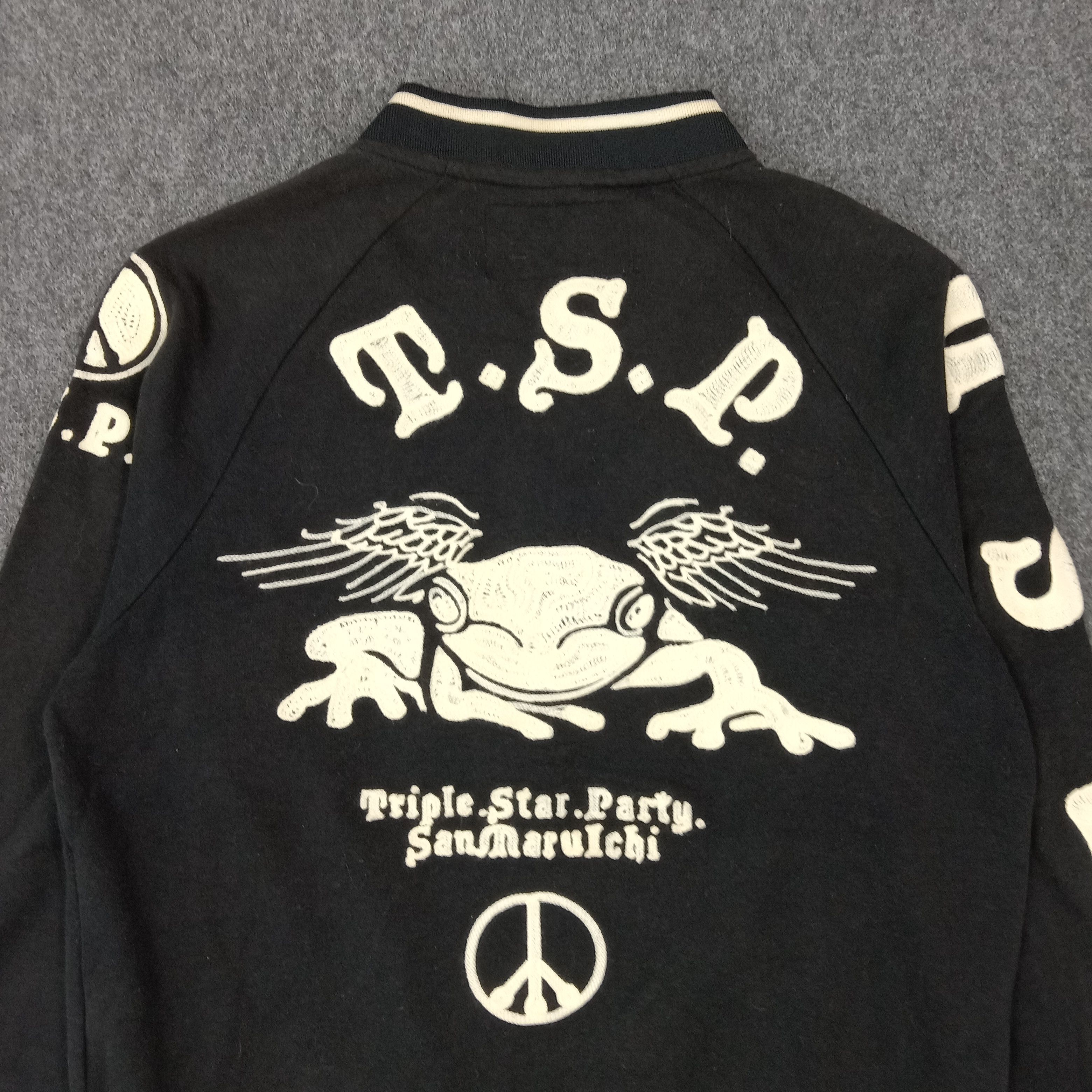 Japanese Brand Triple Star Party Embroidery Sweater Jacket C264N8 Size US M / EU 48-50 / 2 - 6 Thumbnail