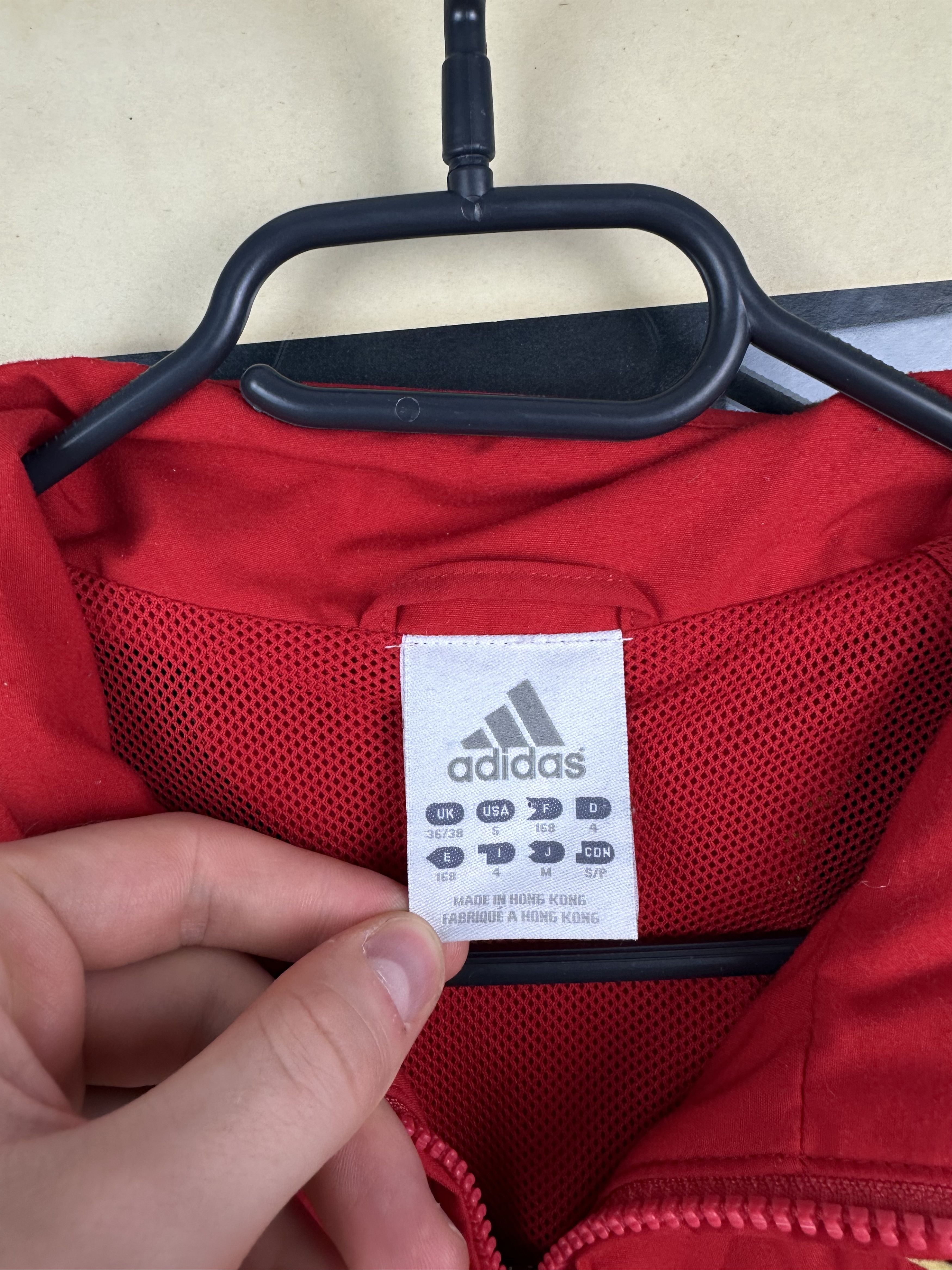 Adidas × Vintage Vintage Adidas Spain Football Jacket Soccer Track Top Rare Size US S / EU 44-46 / 1 - 5 Thumbnail