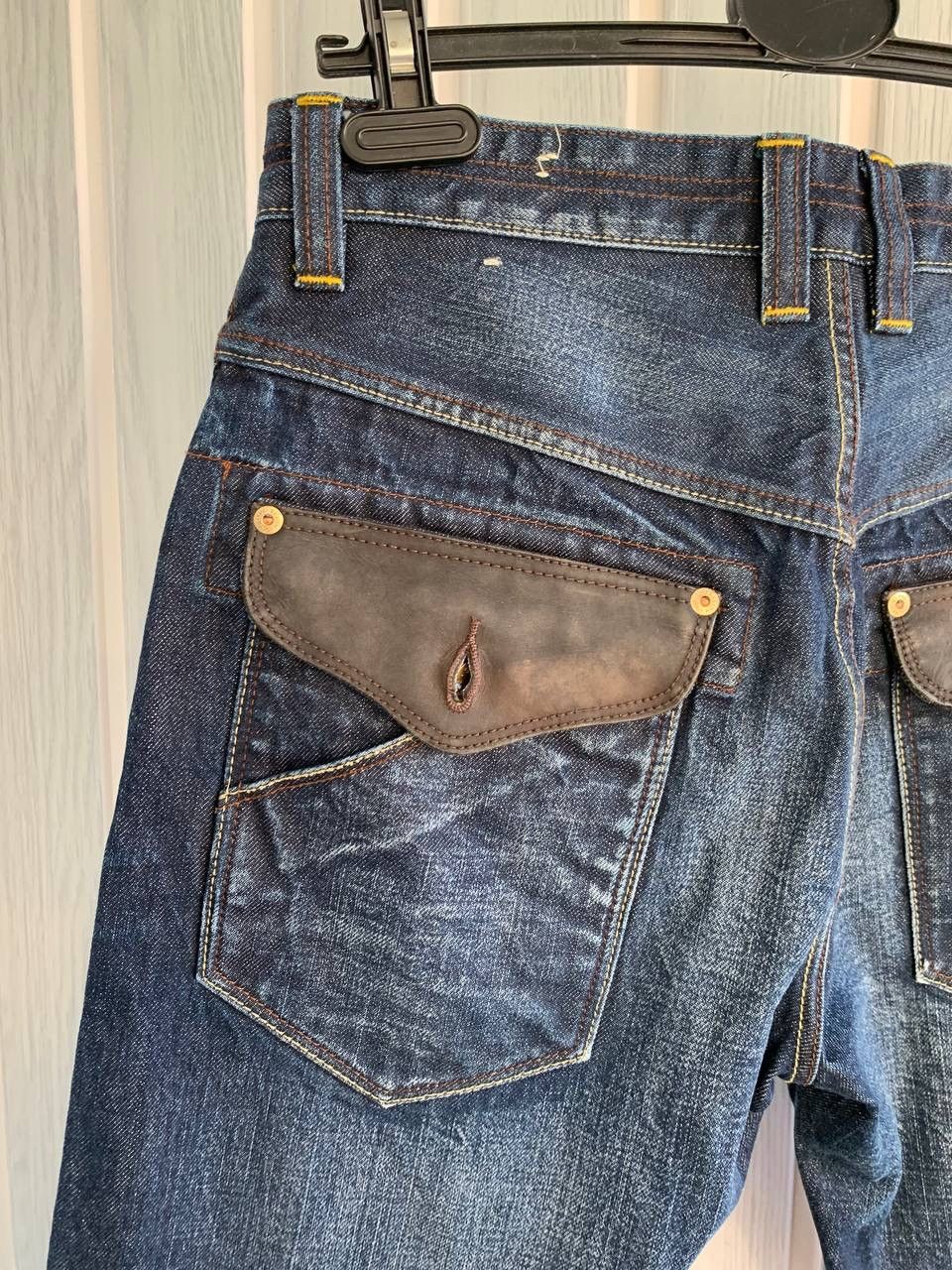 Japanese Brand × Vintage One True Saxon Cotton Pockets Tapered Denim Selvedge Jeans Size US 30 / EU 46 - 13 Thumbnail