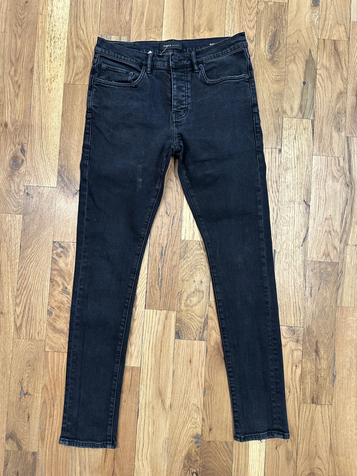 Purple Brand Purple Brand Plain Black Denim Jeans Size 30 Size US 30 / EU 46 - 1 Thumbnail
