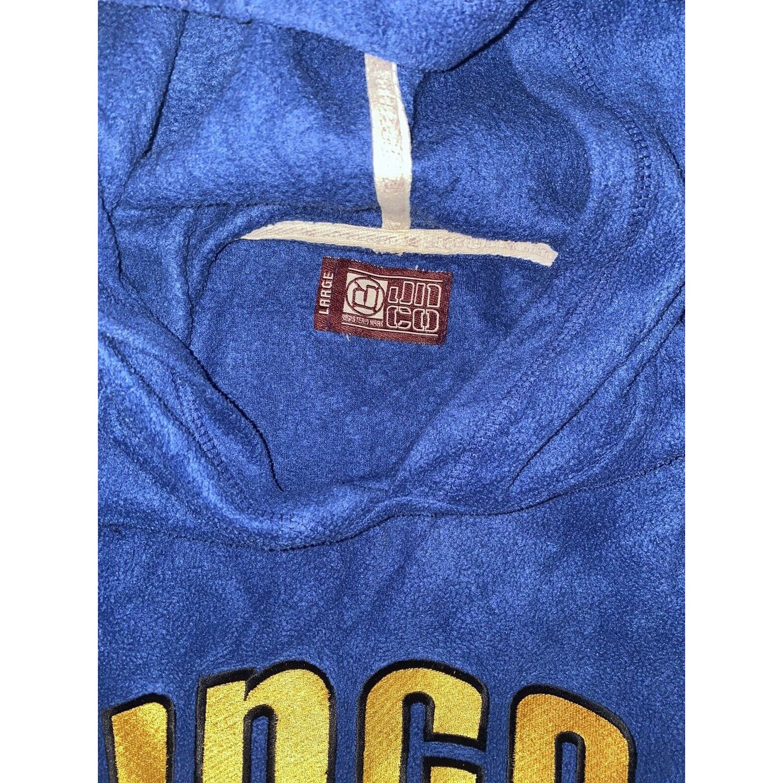 JNCO Vintage JNCO JEANS USA Pullover Hoodie Sweatshirt Blue 90s Size US L / EU 52-54 / 3 - 10 Thumbnail