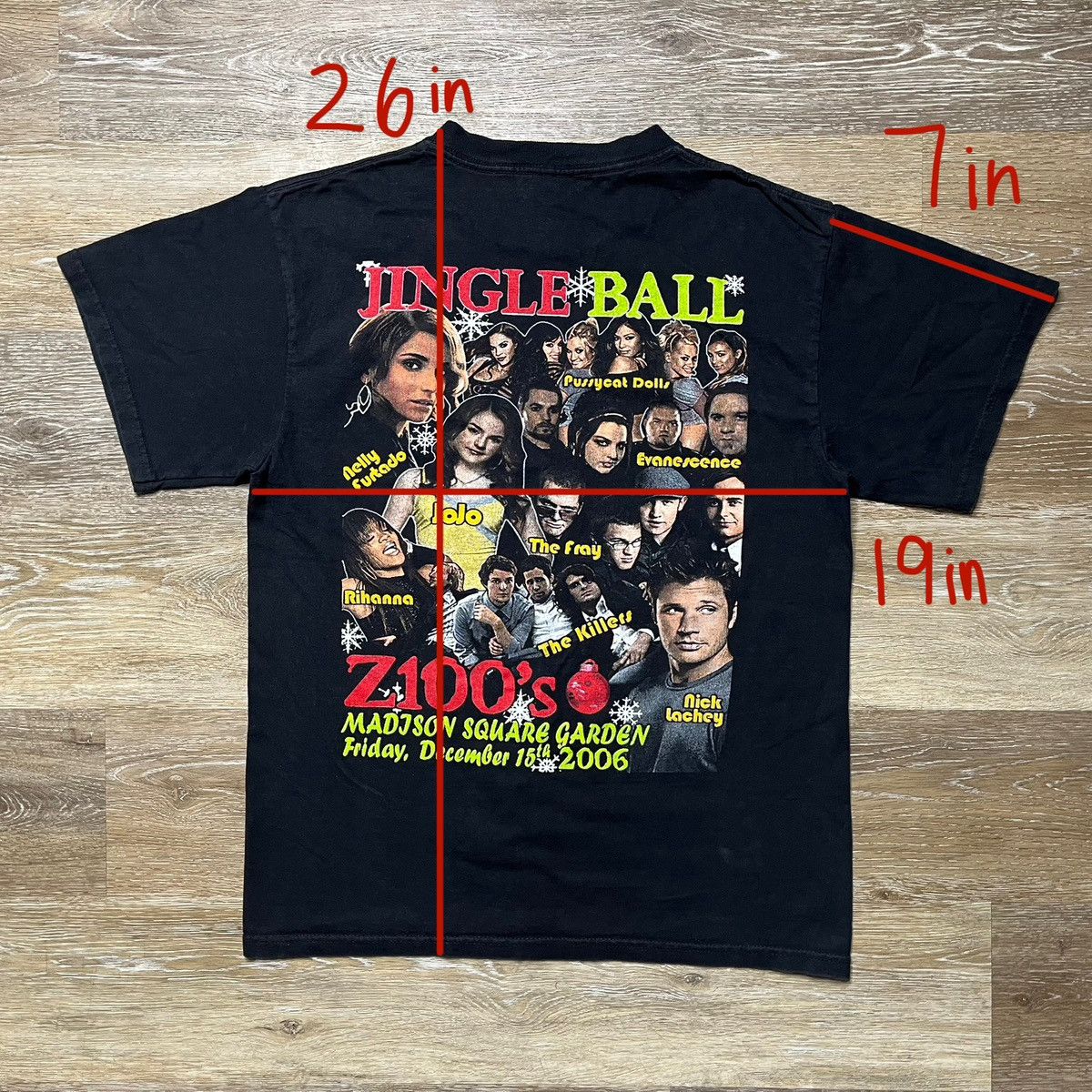 Band Tees 2006 Z-100 jingle ball tee Size US M / EU 48-50 / 2 - 2 Thumbnail