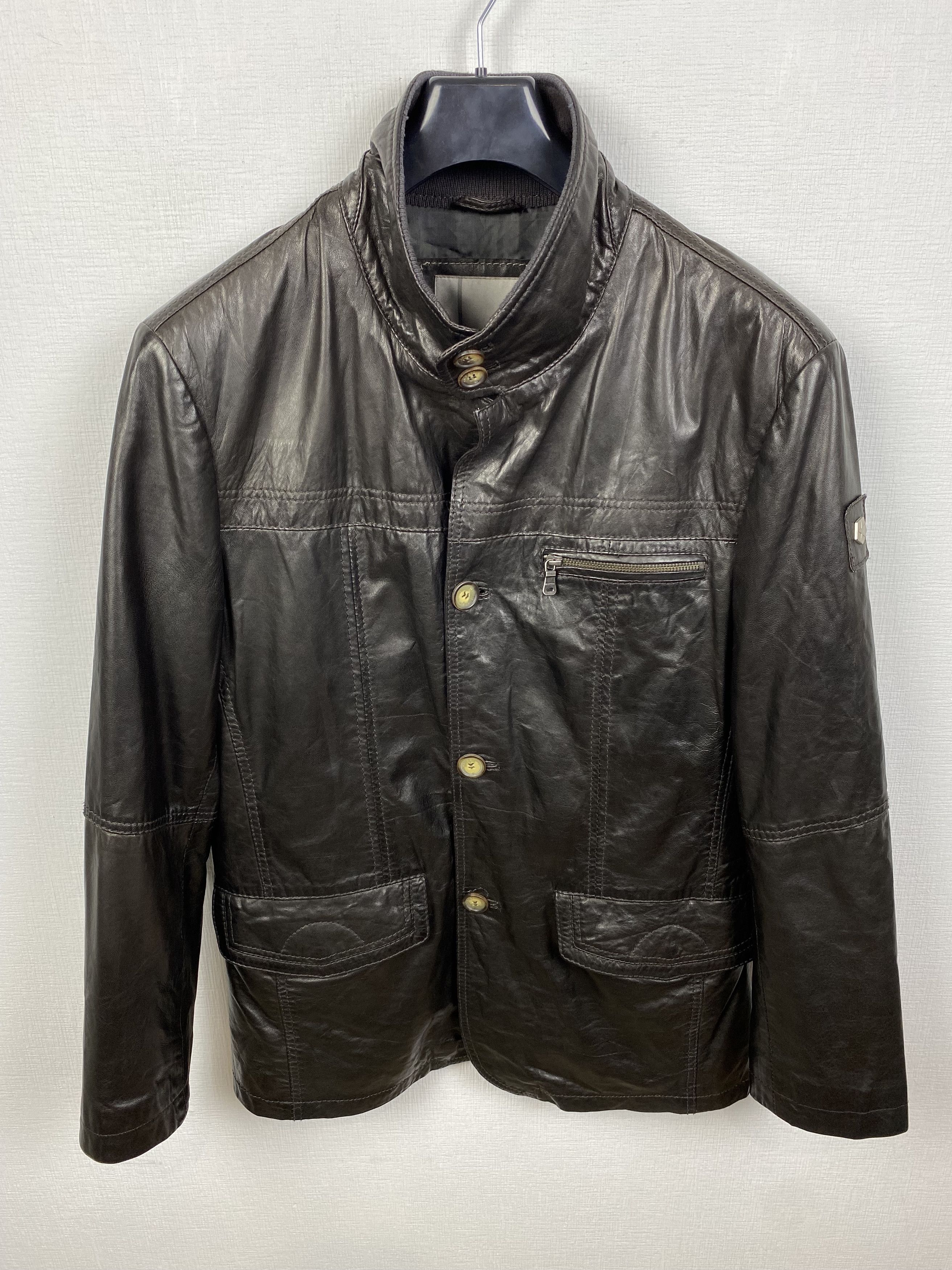 Milestone Milestone Genuine Leather Jacket Men size S Size US S / EU 44-46 / 1 - 1 Thumbnail