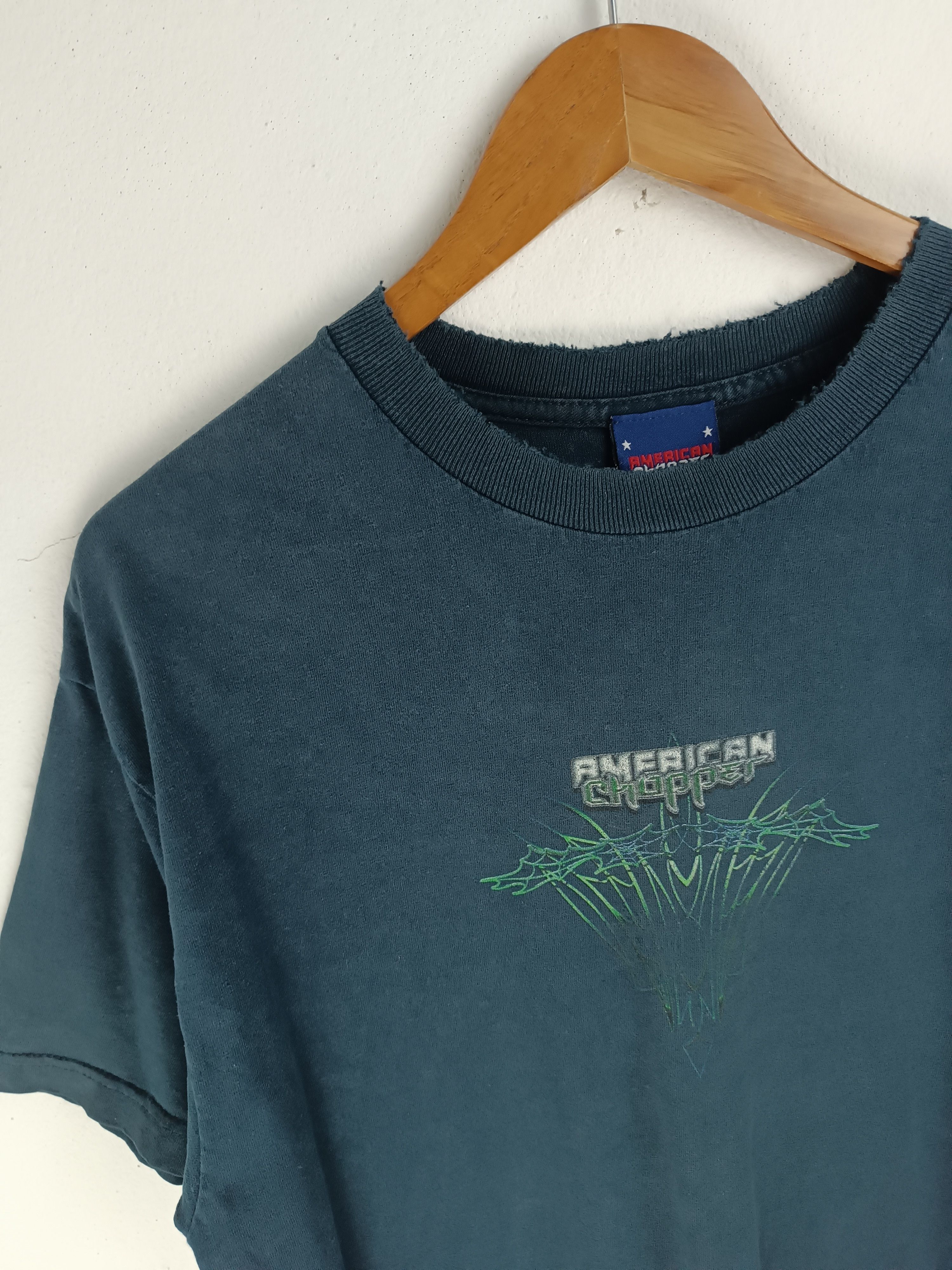 Harley Davidson THRASHED FADED VINTAGE Y2K AMERICAN CHOPPER west coast Size US L / EU 52-54 / 3 - 5 Thumbnail