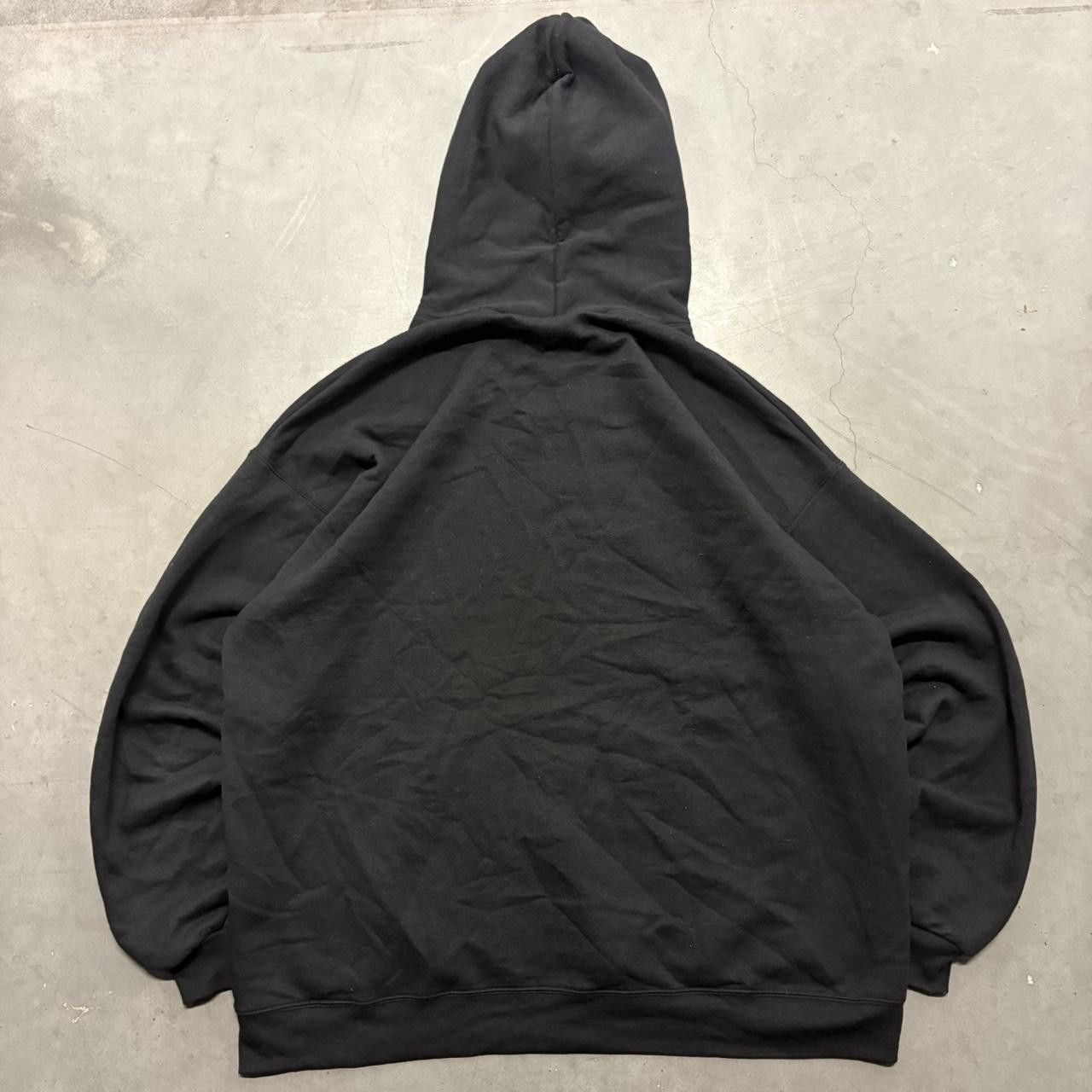 Vintage Crazy Vintage Y2K/2000s Blank Black Streetwear Essential Minimalist Hoodie! Size US XL / EU 56 / 4 - 2 Thumbnail