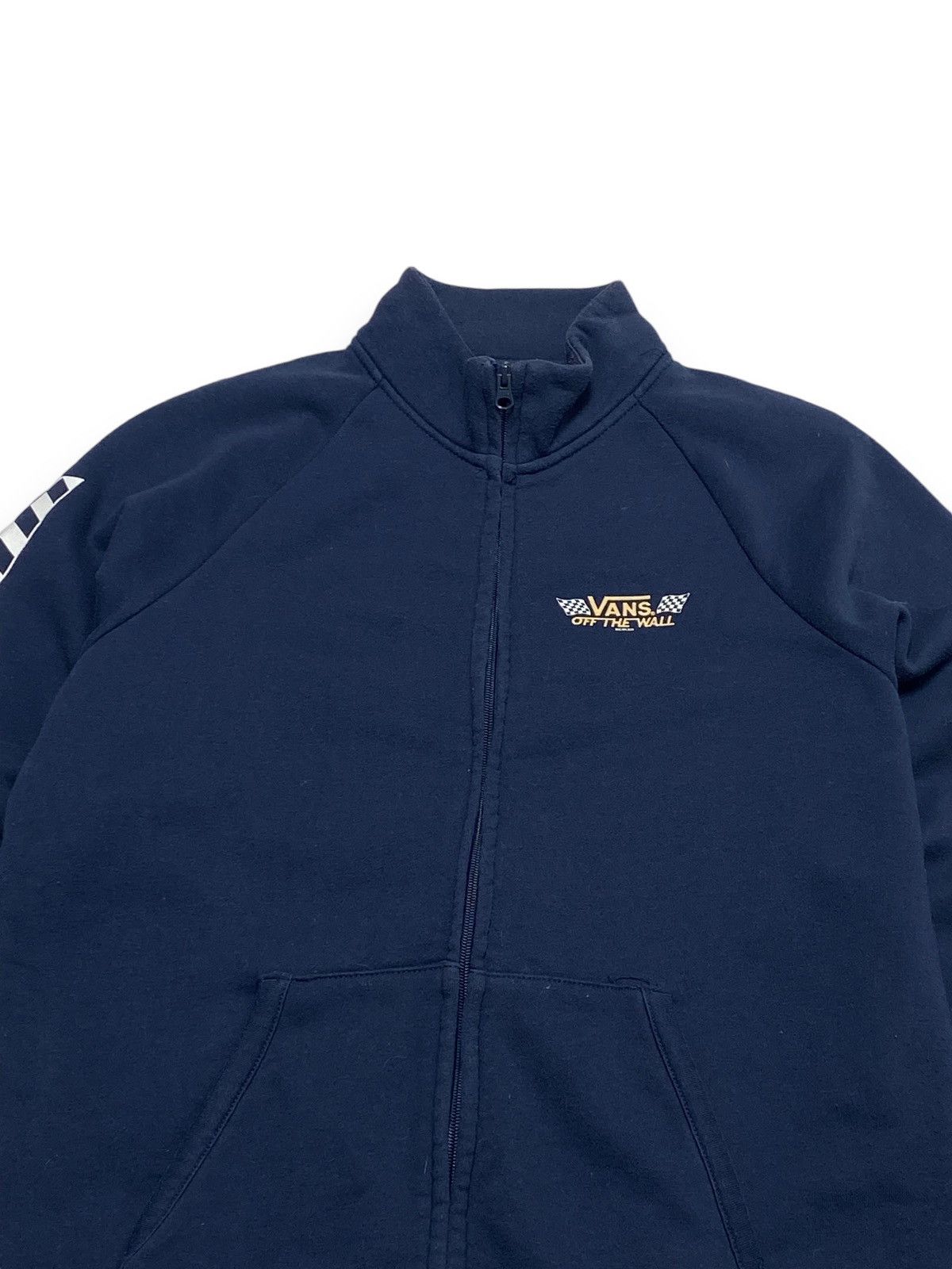 Vans Vintage VANS Big Logo Zip Turtleneck Sweatshirt Y2K Size US M / EU 48-50 / 2 - 2 Thumbnail