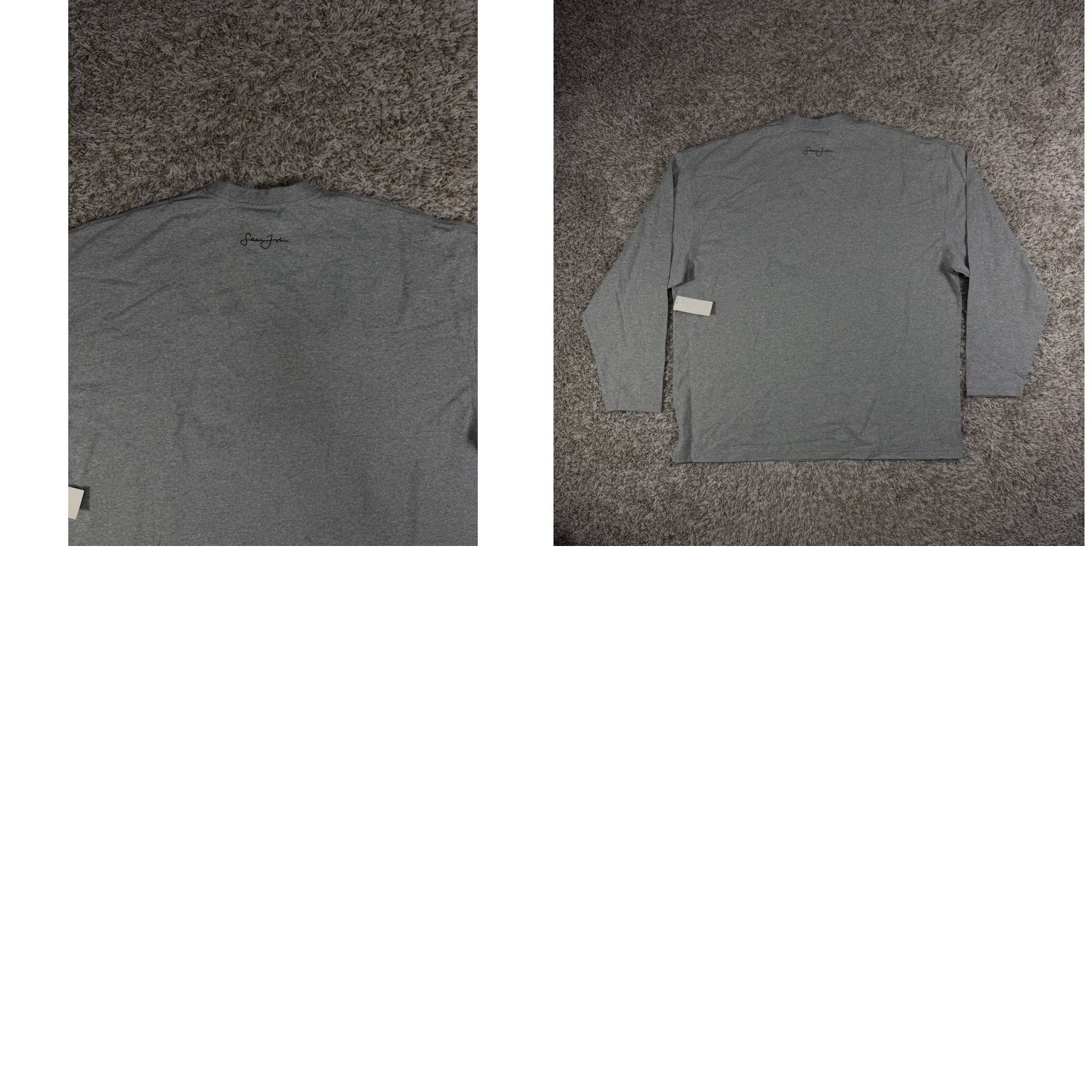 Sean John VINTAGE Sean John T-Shirt Long Sleeve 2XL Gray Embroidered Logo Hip Hop Skate Mens Size US XXL / EU 58 / 5 - 9 Thumbnail
