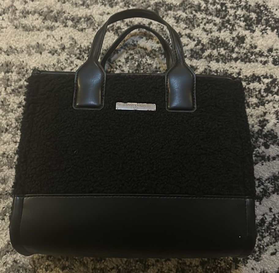 Kurt Geiger Kurt Geiger London Faux Shearling Surrey Tote Bag Black Size ONE SIZE - 6 Thumbnail