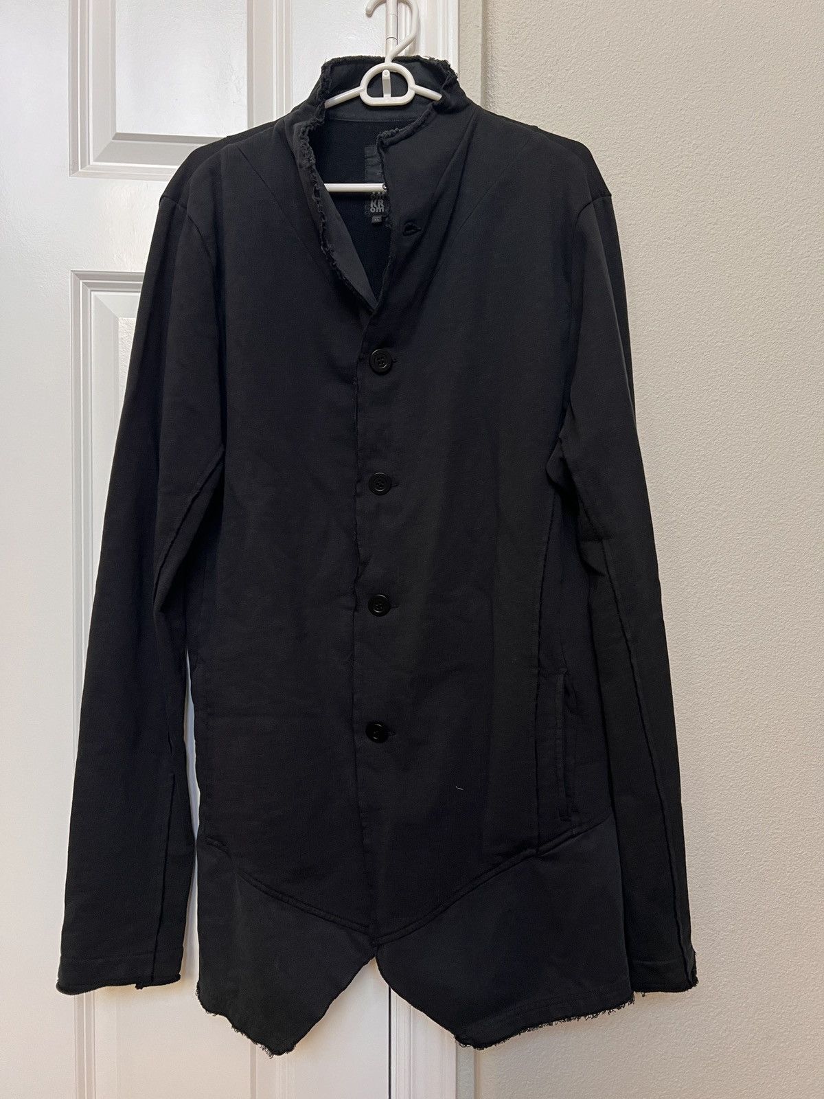 image of Thom Krom Black Cotton Jacket, Men's (Size XL)