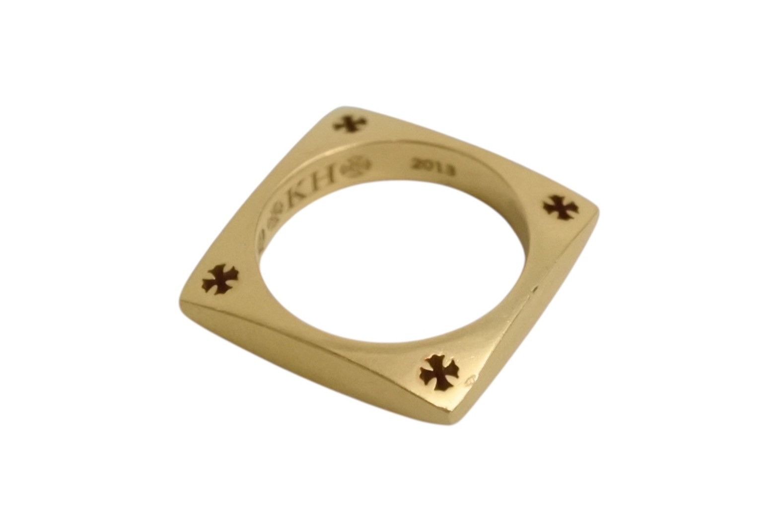 Chrome Hearts Square Circle Ring - Size 6