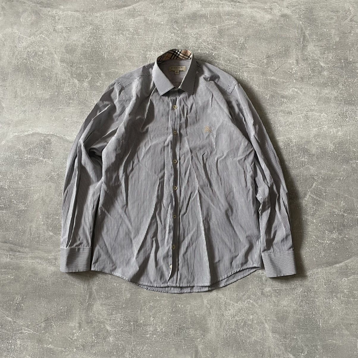 Burberry × Vintage Burberry Shirt nova check striped Old money luxury scotland Size US S / EU 44-46 / 1 - 1 Thumbnail