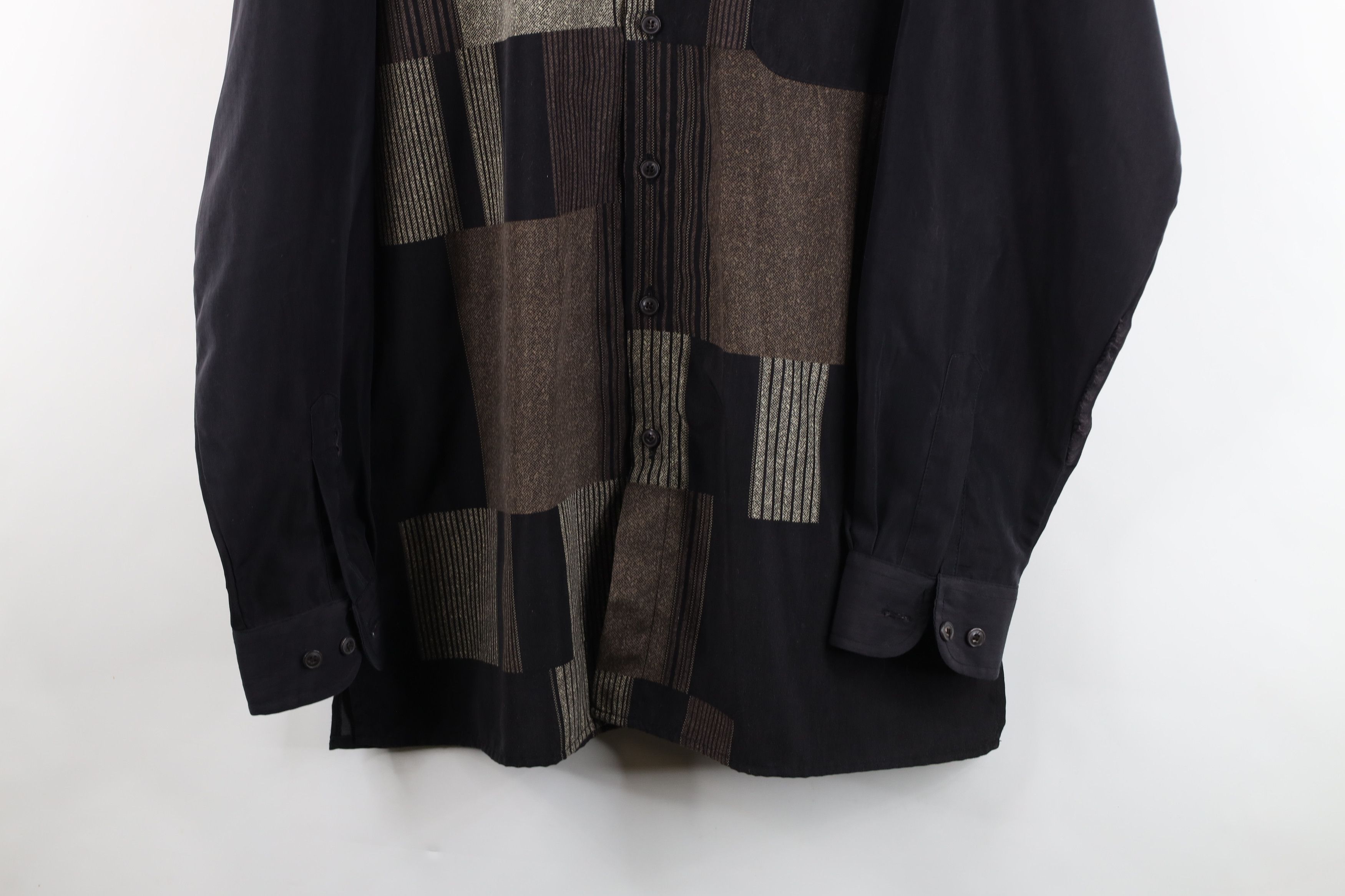 Vintage Vintage 90s Y2K Streetwear Checkered Collared Button Shirt Size US L / EU 52-54 / 3 - 3 Thumbnail