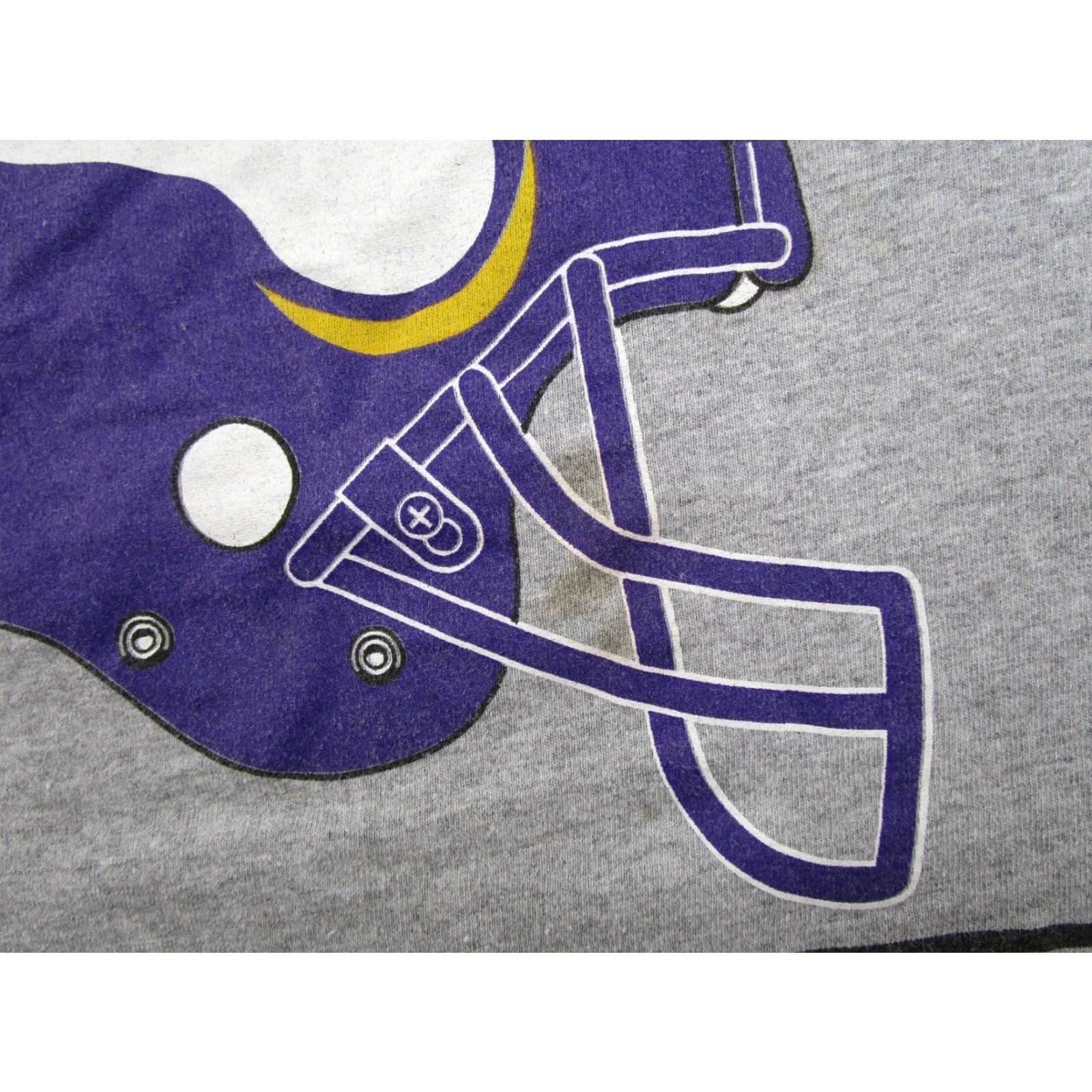 Vintage VINTAGE Dynasty Minnesota Vikings NFL T-Shirt MN Read 90s Gray Cotton Crew Neck Short Sleeve Men's L Size US L / EU 52-54 / 3 - 3 Thumbnail