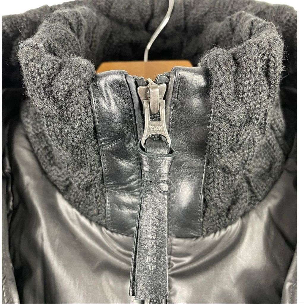 Aritzia × Mackage MACKAGE x Aritzia Brigid Cable Knit Collar Down Puffer XXS Size XXS / US 00 / IT 34 - 8 Thumbnail
