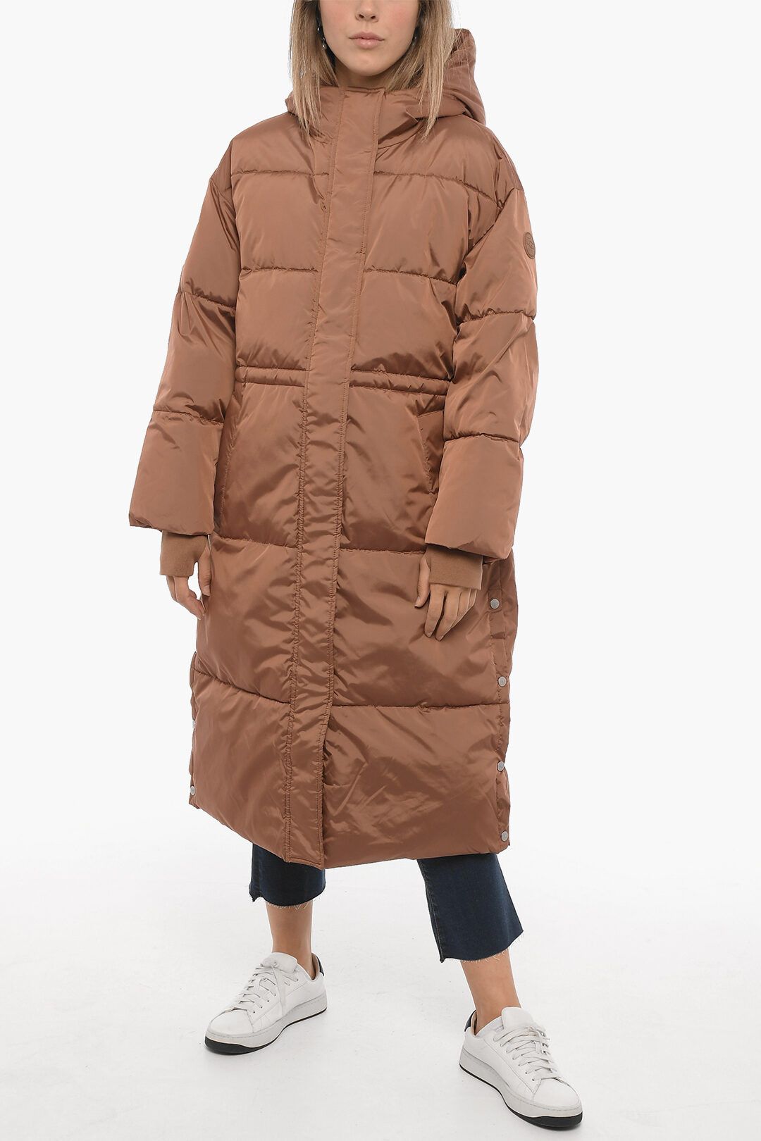 Ugg og1mm0824 Maxi Jacket With Hidden Closure in Brown Size XS / US 0-2 / IT 36-38 - 1 Thumbnail