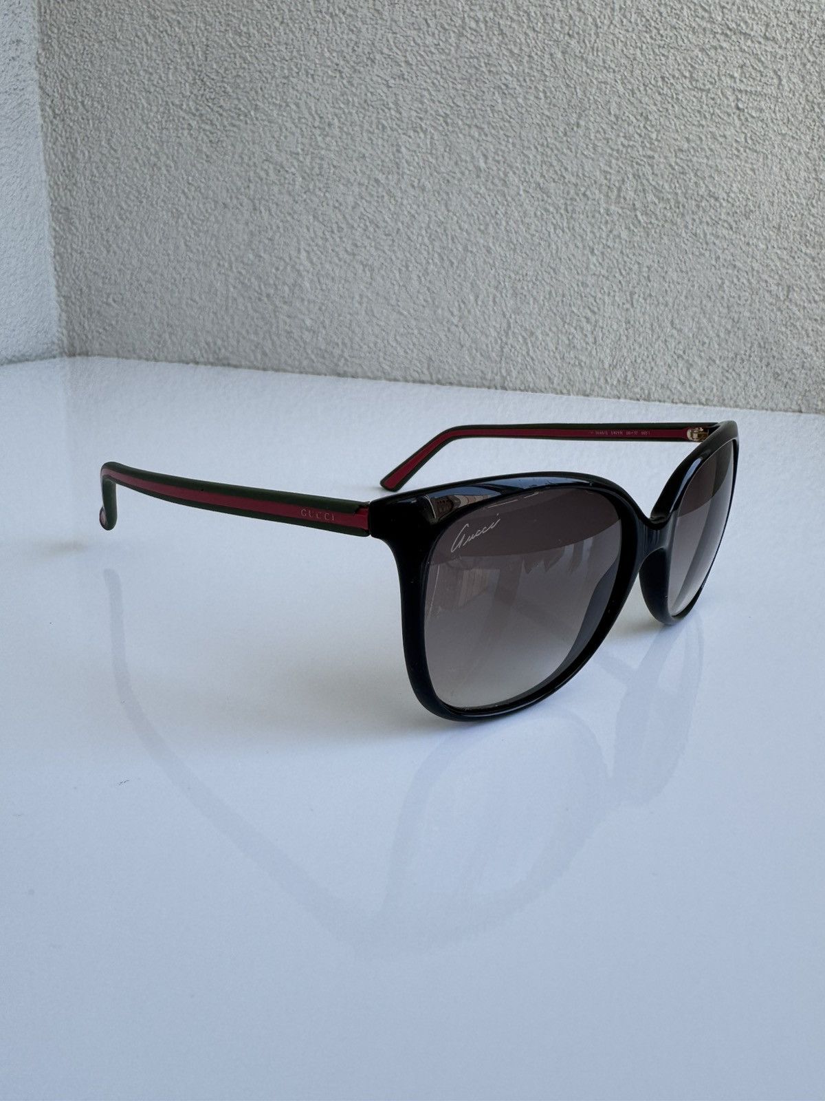 Gucci Gucci Sunglasses GG 3649/S Green Red Luxury Size ONE SIZE - 3 Thumbnail