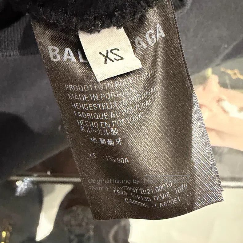 Balenciaga Balenciaga Mosaic Logo Hooded Sweatshirt Size US XS / EU 42 / 0 - 4 Thumbnail
