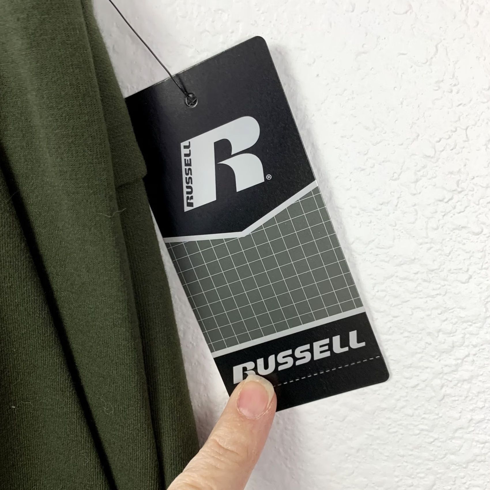 Olive VINTAGE Russell Fusion Knit Jogger Pants Olive Green L 36-38 Slim Fit Men Size US 33 - 3 Thumbnail