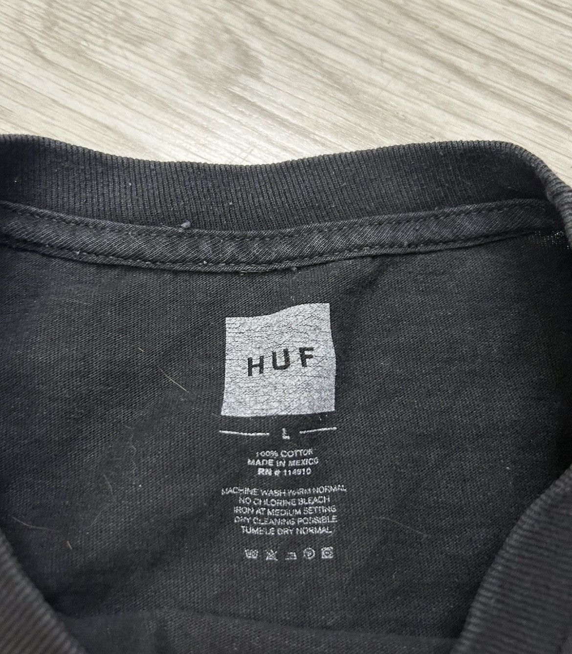 Other HUF Worldwide Long Sleeve Tee Black Size L Size US L / EU 52-54 / 3 - 6 Thumbnail