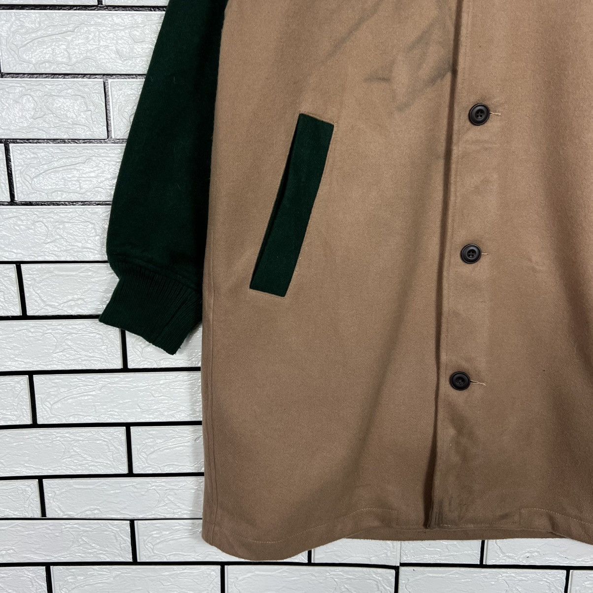 Japanese Brand RODEO CROWNS Big Logo Hooded Long Coat #4142-C189 Size US L / EU 52-54 / 3 - 8 Thumbnail
