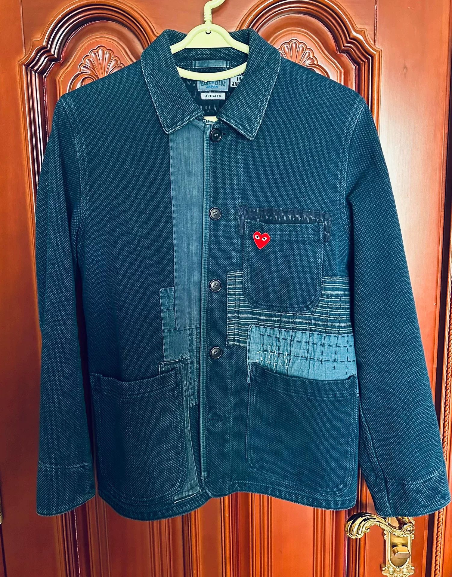 Blue Blue Japan Blue Blue Japan Indigo Sashiko Kendo Jacket Size US L / EU 52-54 / 3 - 1 Thumbnail
