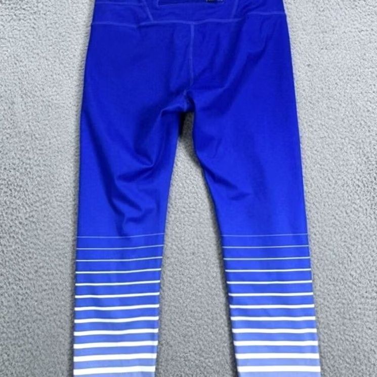 Athleta Athleta Leggings Womens Small Blue White Yoga Gym Running Athletic Workout Shirt? Size 28" / US 6 / IT 42 - 2 Thumbnail