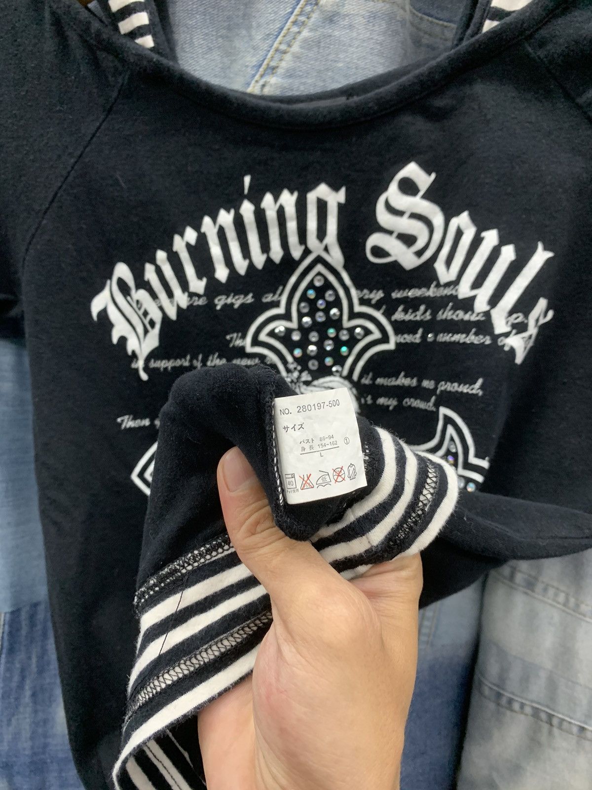 Hysteric Glamour × If Six Was Nine × Japanese Brand Burning Souls cross skulls japanse brand Size US S / EU 44-46 / 1 - 7 Thumbnail