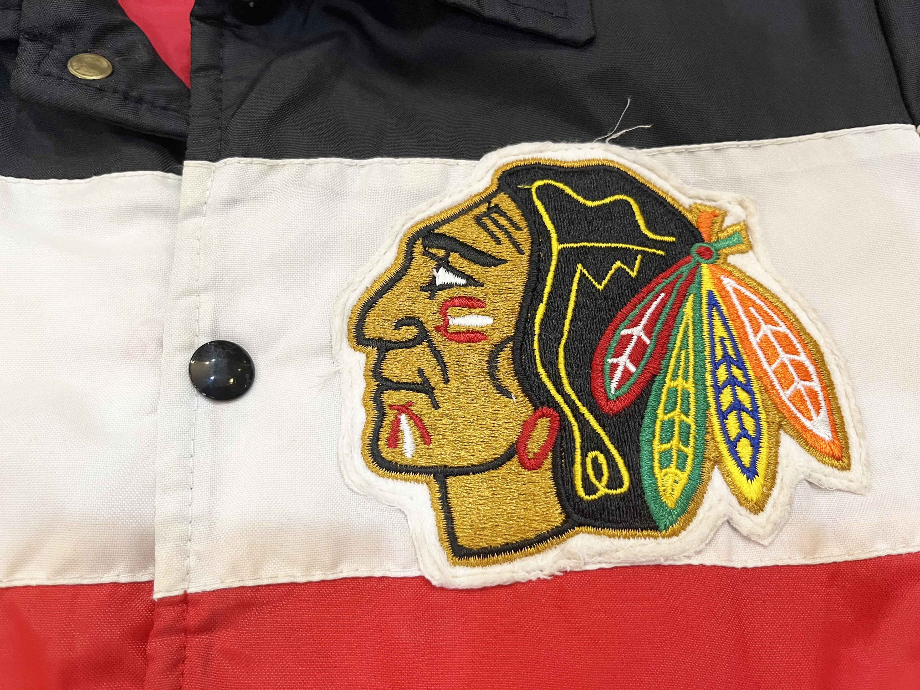 NHL × Vintage Vintage Shain of Canada NHL Chicago Blackhawks Bomber Jacket Size US S / EU 44-46 / 1 - 2 Thumbnail
