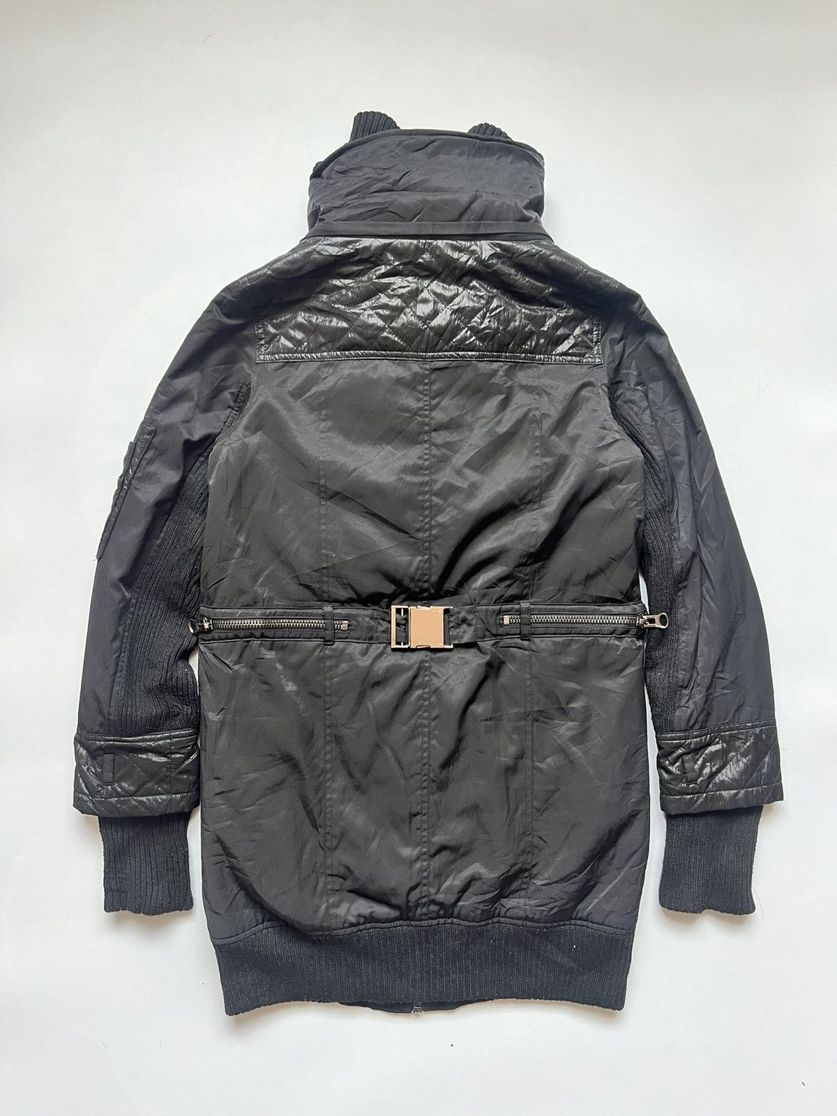 Vintage Murua Cross Zipper Chain Punk Bondage Bondage Bomber Jacket Size S / US 4 / IT 40 - 2 Thumbnail