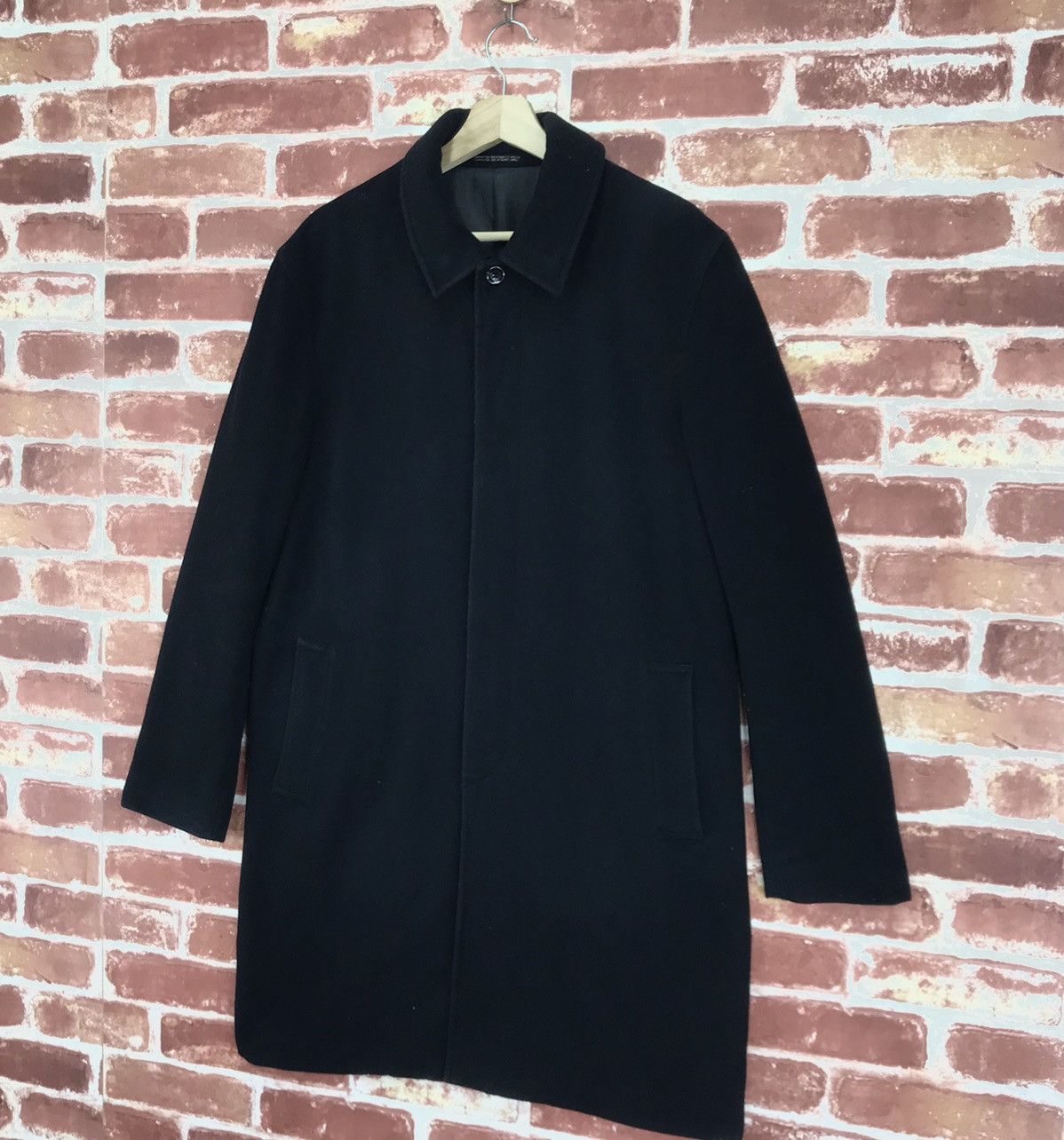Yohji Yamamoto INED By Yohji Black Wool Coat Size US M / EU 48-50 / 2 - 2 Thumbnail