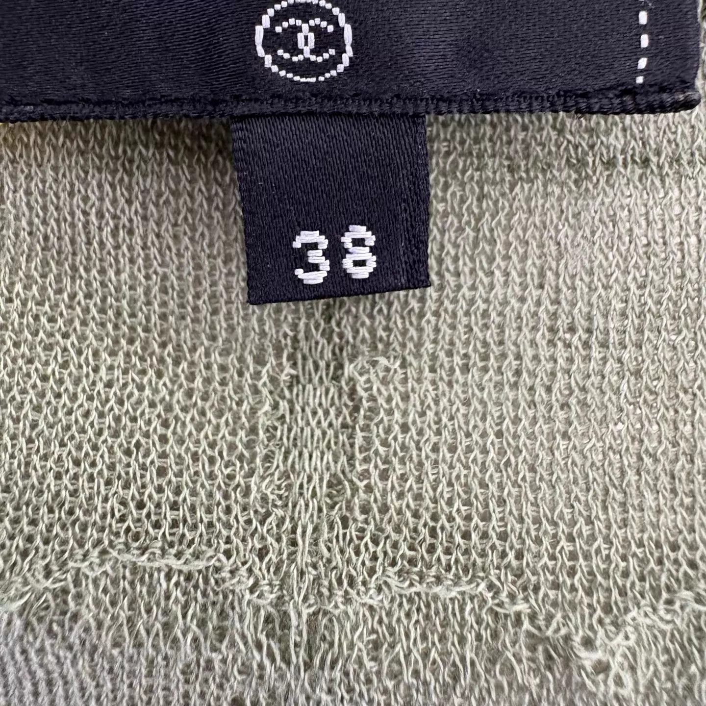 Chanel Chanel Green Lace Knit Cardigan 38 99NWT Size S / US 4 / IT 40 - 4 Thumbnail
