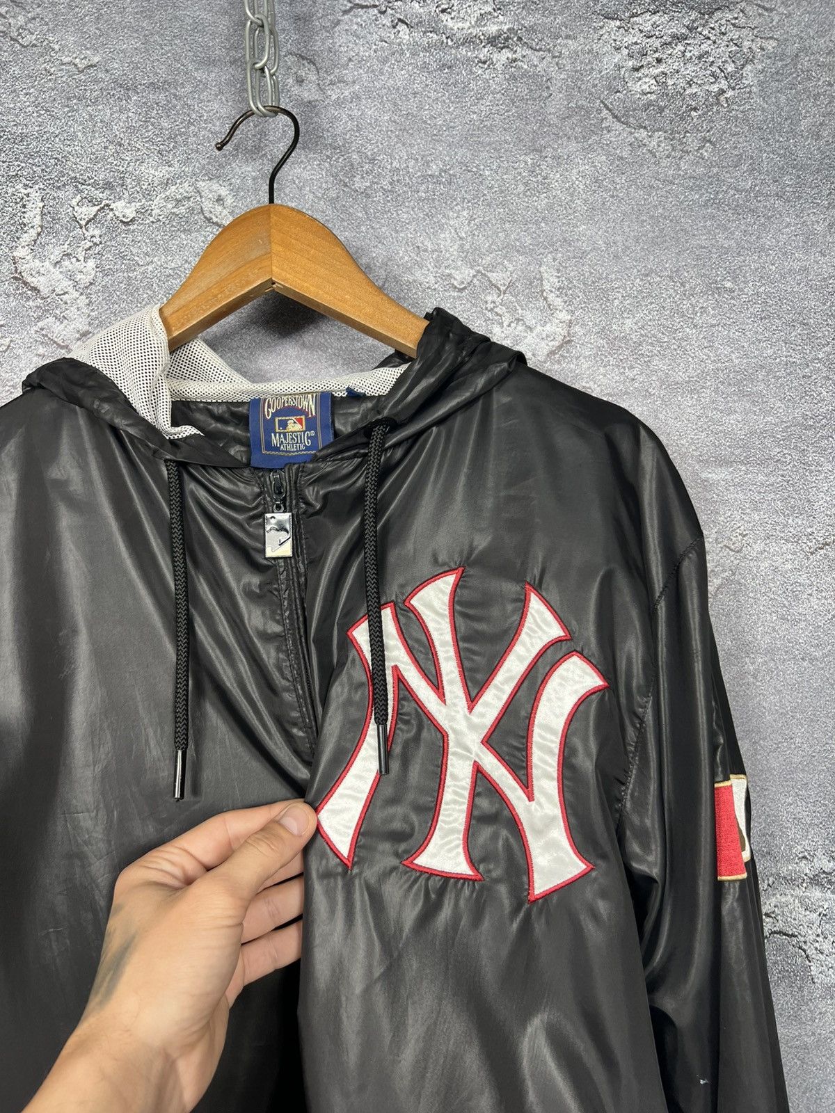New York Yankees Vintage Majestic New York Yankees MLB Track Top Jacket Size US XL / EU 56 / 4 - 8 Thumbnail