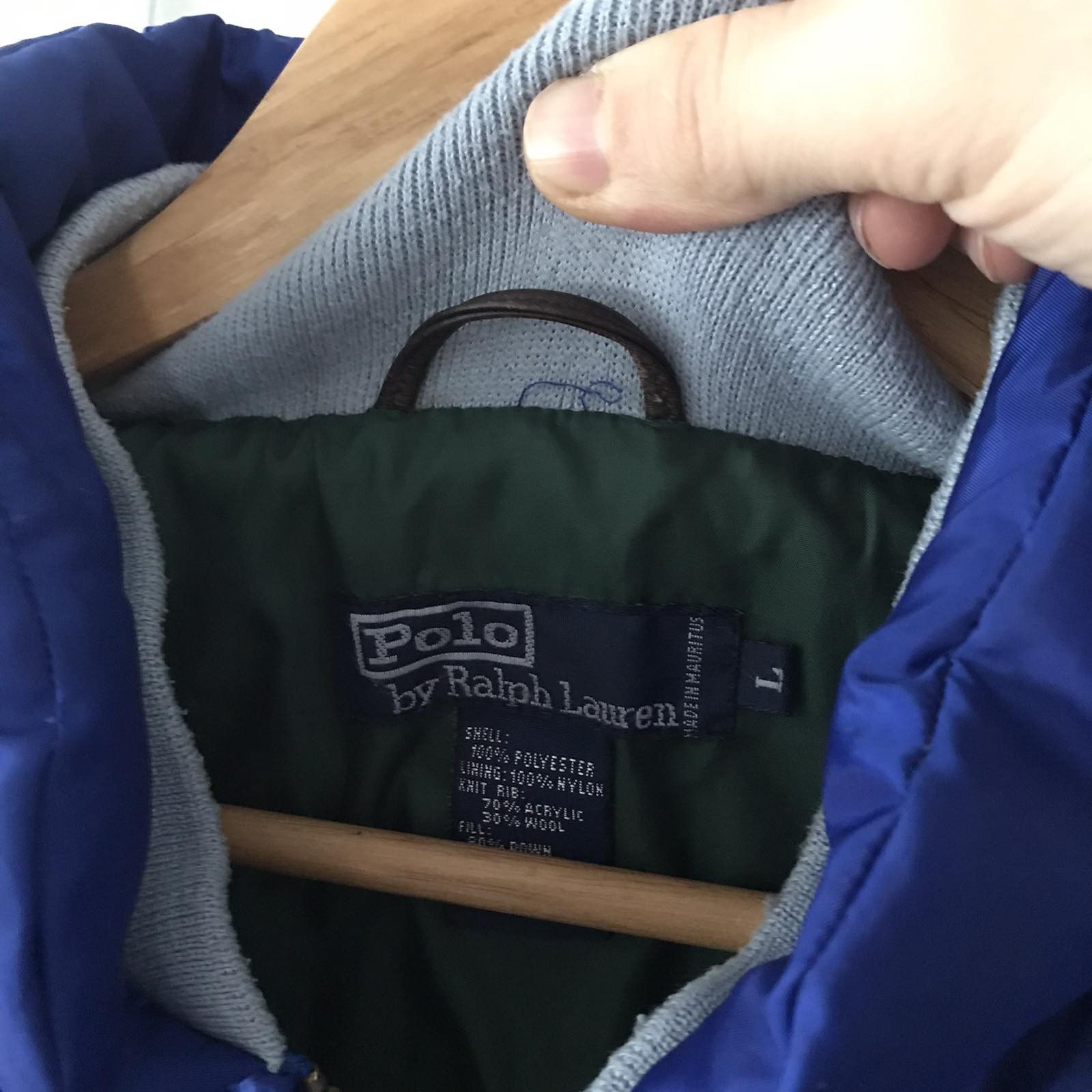Polo Ralph Lauren × Vintage Crazy Vintage Y2K Polo Ralph Lauren Puffer Jacket Sz L Size US L / EU 52-54 / 3 - 4 Thumbnail