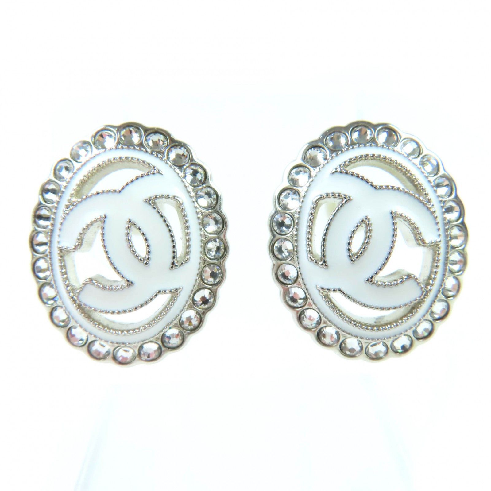 Chanel Chanel Chanel Pierce Earrings Metal Earrings A25C DUTY FREE for USA Size ONE SIZE - 1 Thumbnail