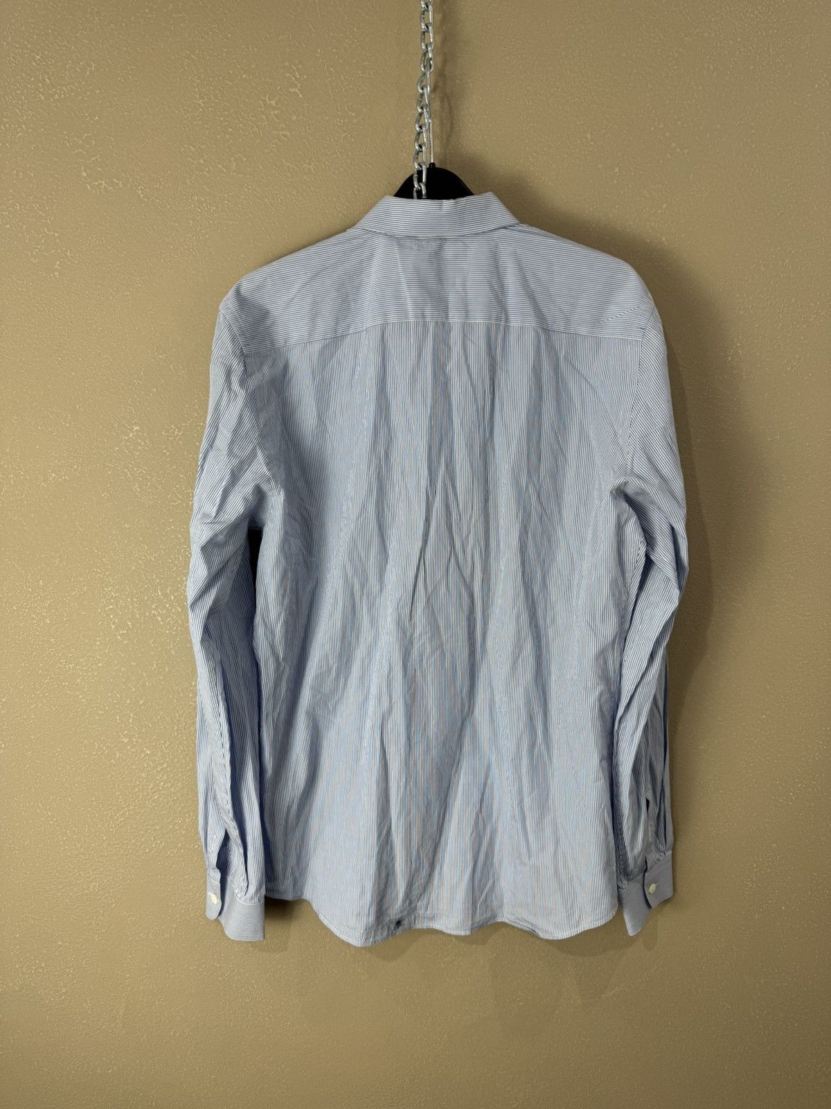 Prada PRADA Rare Deigner Striped Cotton shirt Size US L / EU 52-54 / 3 - 2 Thumbnail