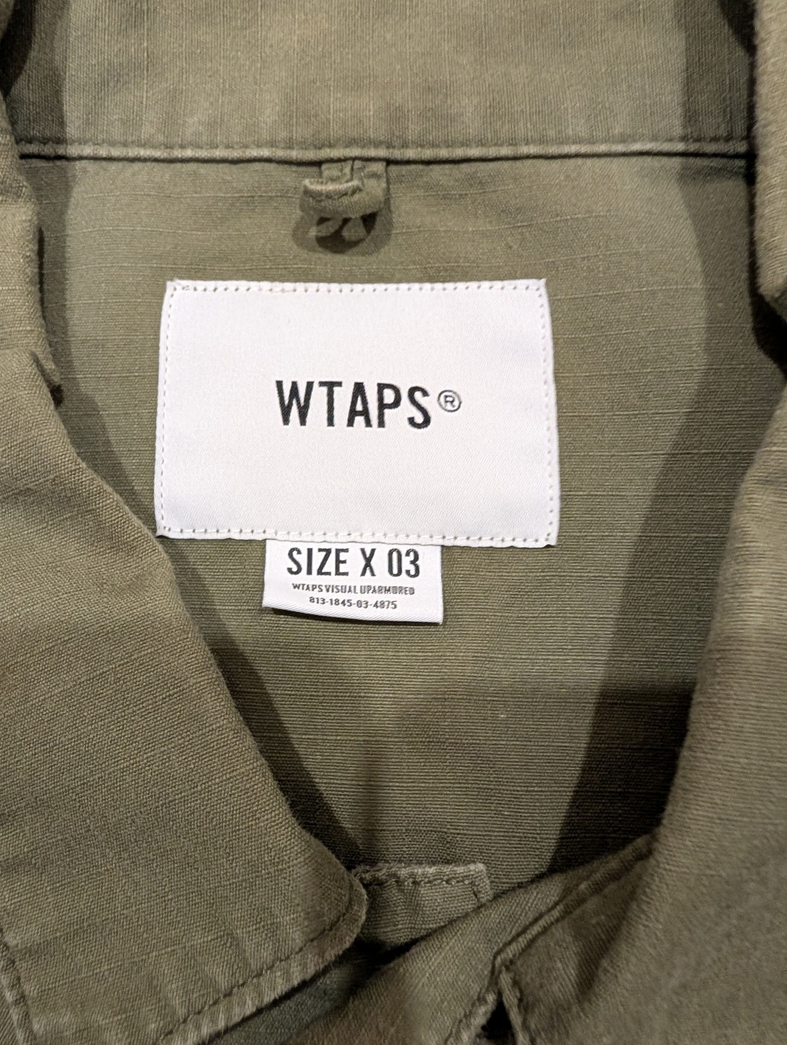 Wtaps WTAPS military jacket 192BRDT-SHM02 Size US L / EU 52-54 / 3 - 7 Thumbnail
