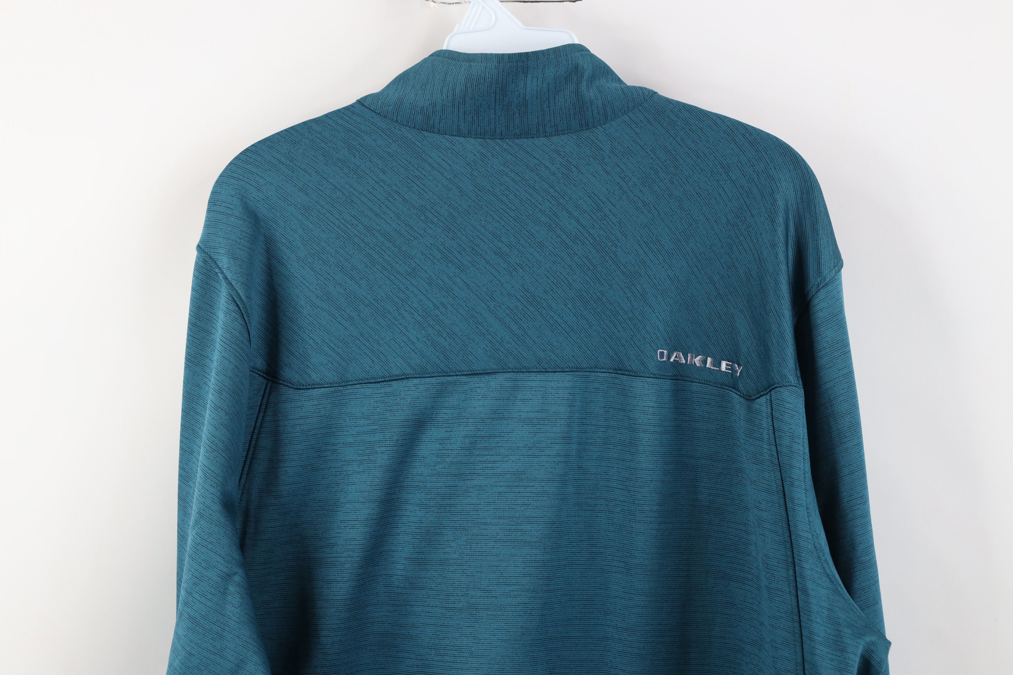 Oakley Vintage Y2K Oakley 1/4 Half Zip Pullover Brushed Sweater Size US XL / EU 56 / 4 - 13 Thumbnail