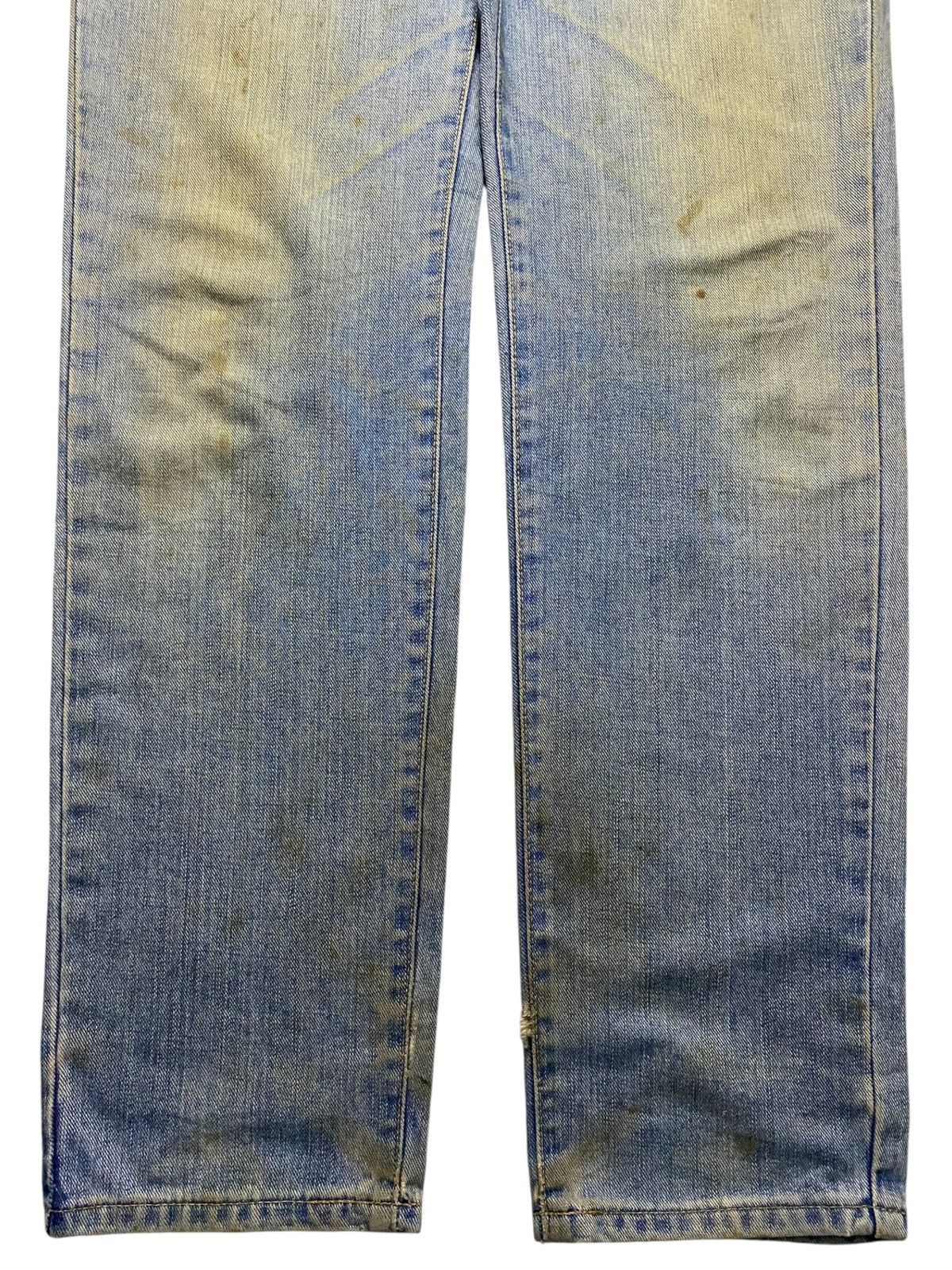 Edwin Vintage Edwin 407 Grunge Blue Wash Distressed Jeans Size US 34 / EU 50 - 5 Thumbnail