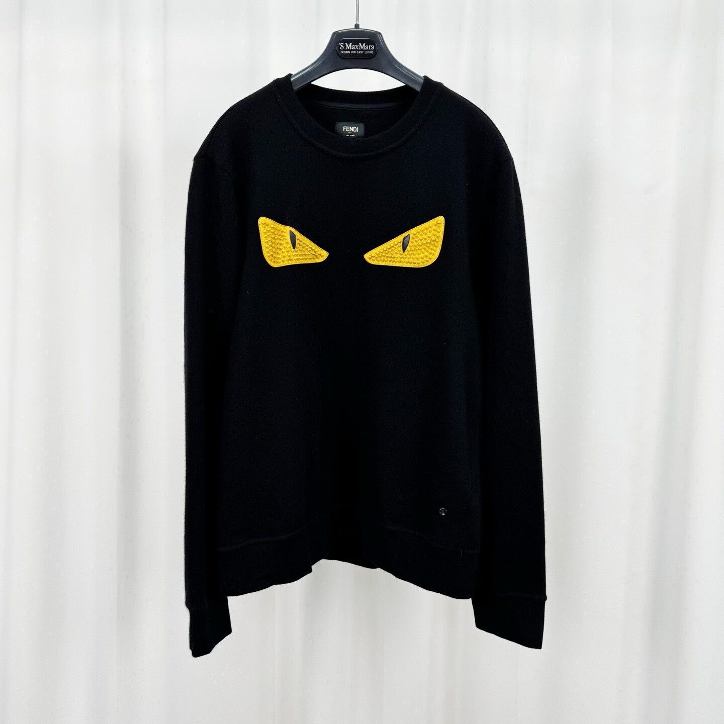 Fendi fendi monster rubber studded wool sweatshirt Size US L / EU 52-54 / 3 - 1 Thumbnail